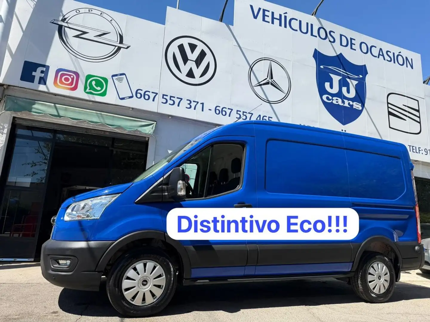 Ford Transit 350 96kW L2H2 Van Trend FWD Azul - 1