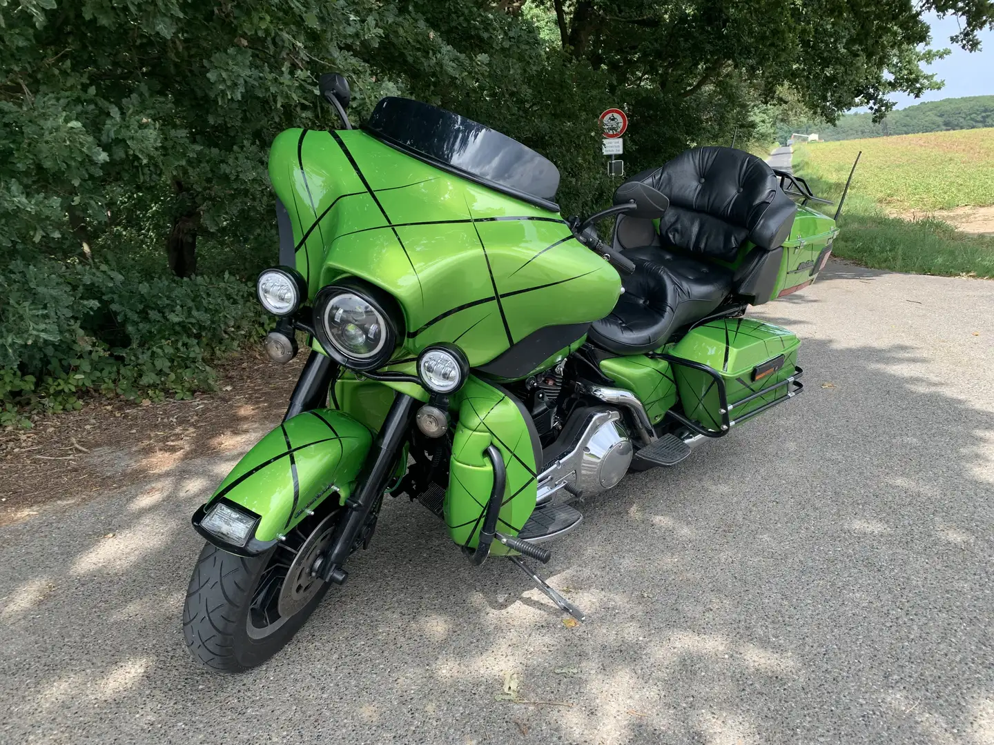 Harley-Davidson Electra Glide Anhängerkupplung Zelená - 1