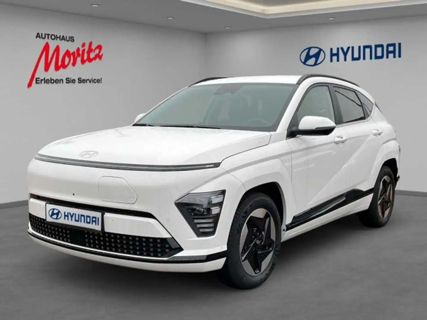 Hyundai KONA 48,4kWh TREND 360° Assistenz- Navi  LED ACC Apple Weiß - 1