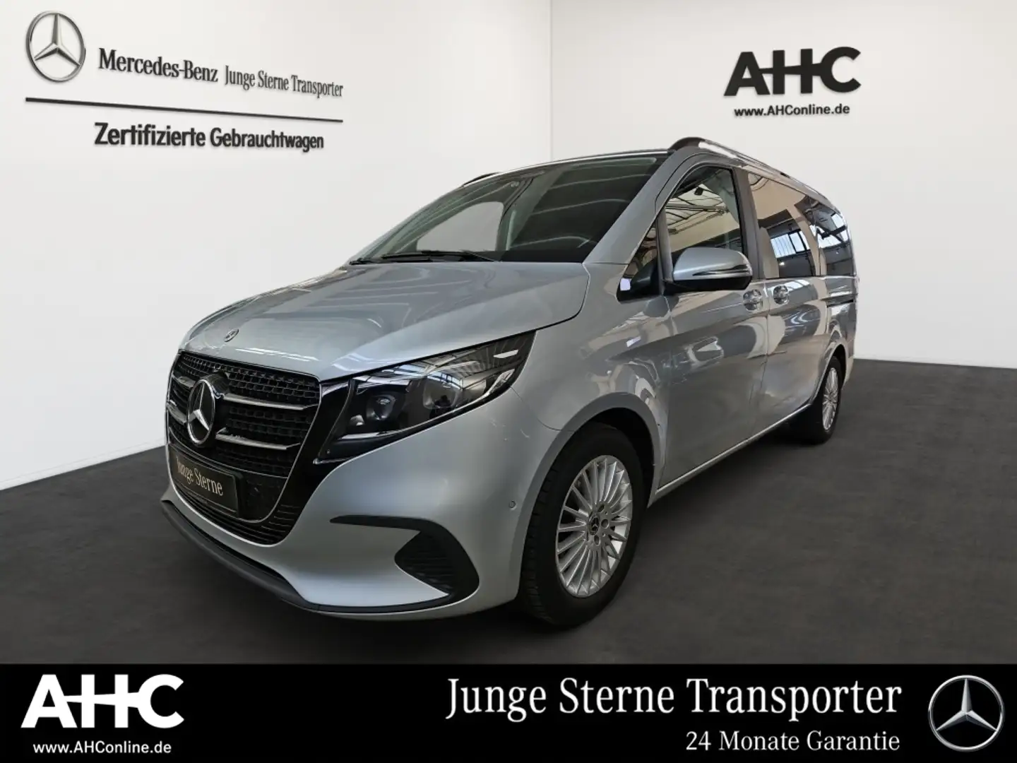 Mercedes-Benz V 220 STYLE lang 8 Sitze 2,5tAHK LED EASY-PACK Silber - 1