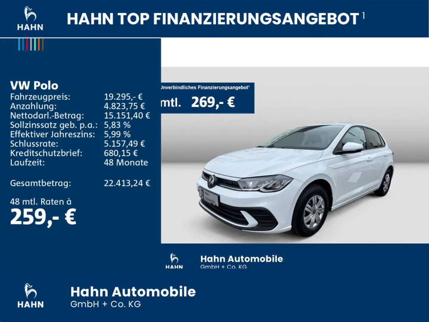 Volkswagen Polo 1.0MPI App-Conn. Klima LED PDC Sitzheizung Weiß - 2
