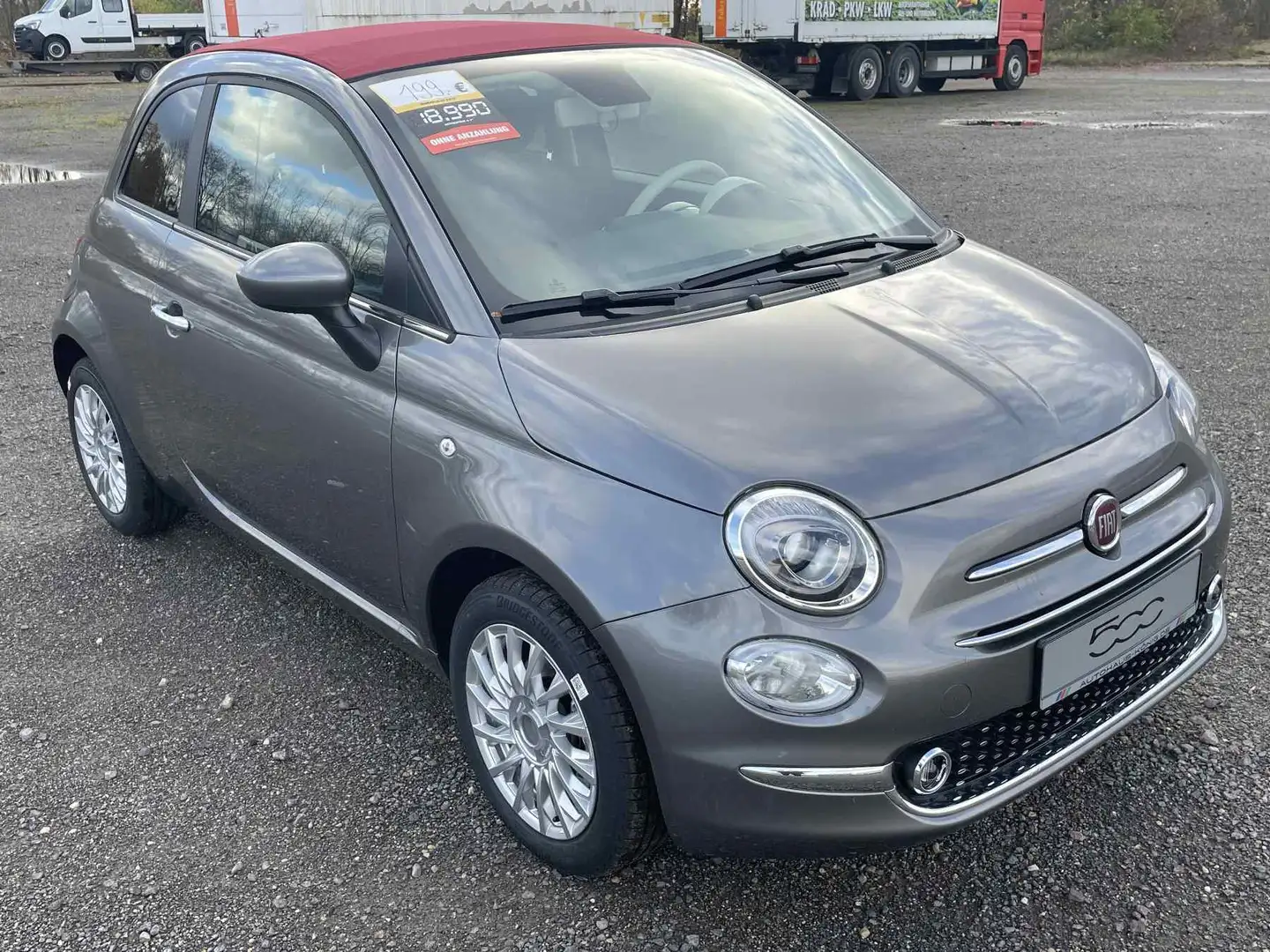Fiat 500C Cabrio MY23 1.0 Dolcevita Navi PDC Klima Grau - 2