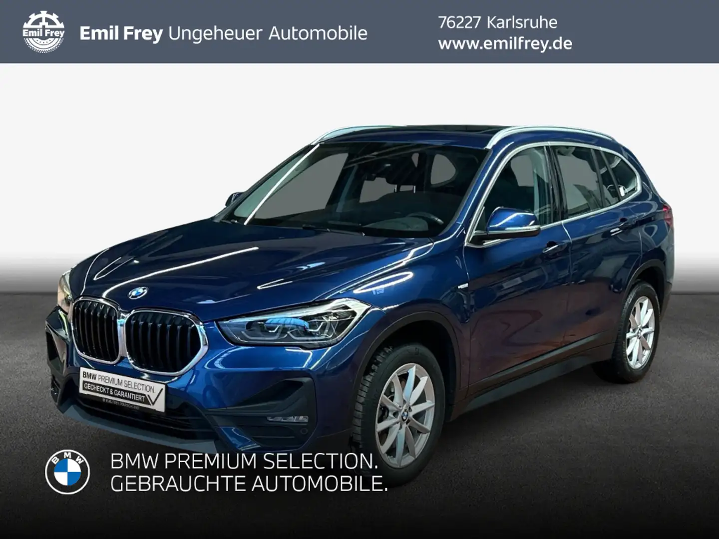 BMW X1 xDrive20d Aut. Advantage, AHK, SHZ, PDC, LED Blau - 1