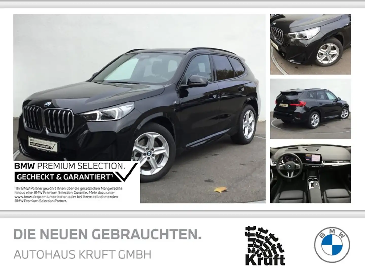 BMW X1 xDrive23d M SPORT+LC PROF+HUD+PANO+AHK+HK SOUND+ES Schwarz - 1