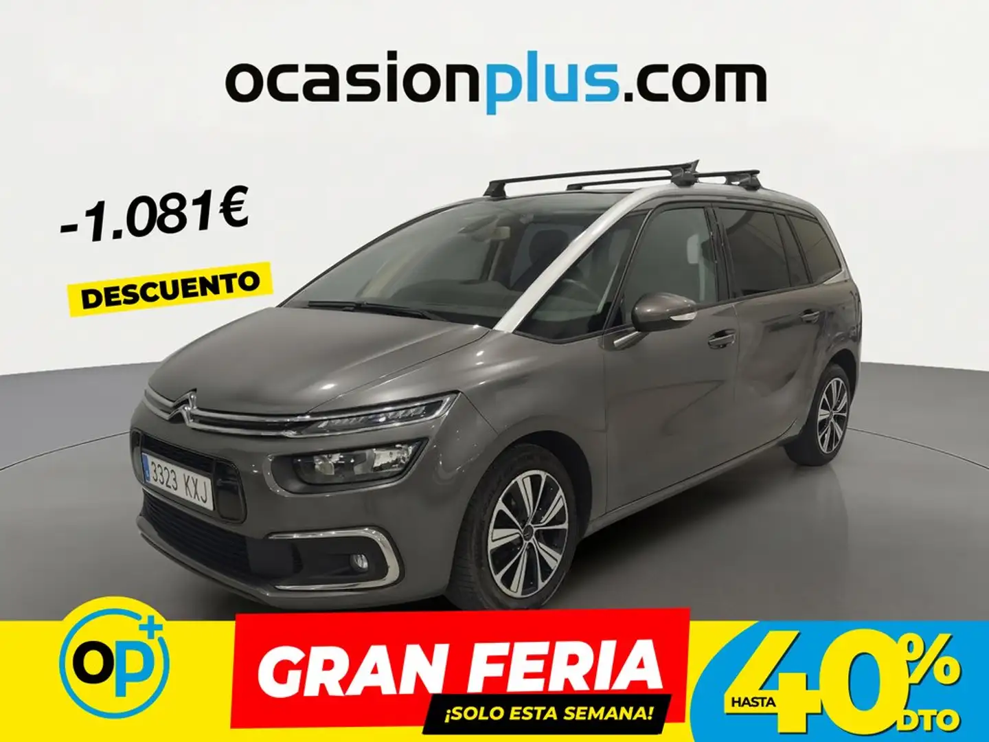 Citroen C4 Grand Spacetourer 1.2 PureTech S&S Feel 130 Gris - 1