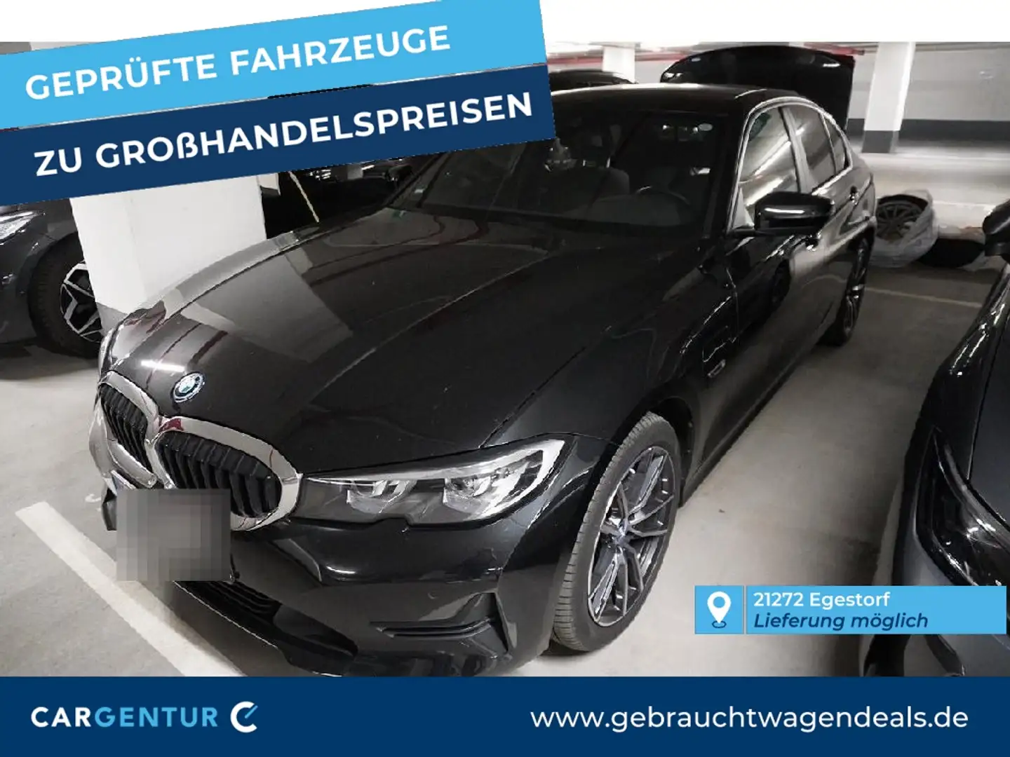 BMW 320 e Advantage Lane LED AUT Klima PDC SHZ Schwarz - 1