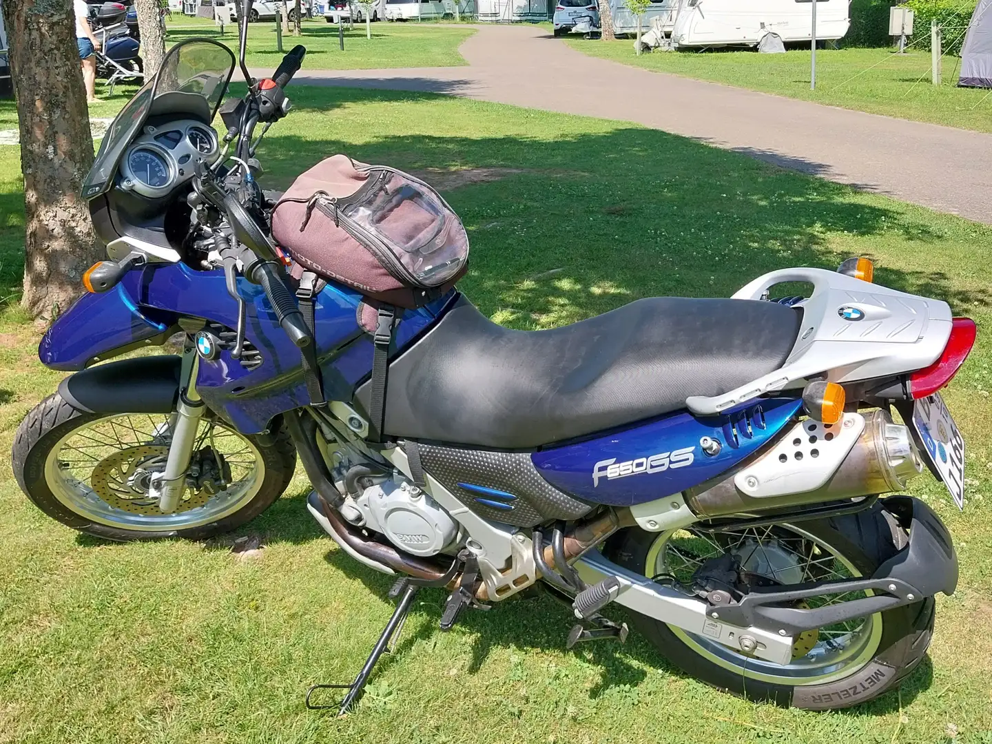 BMW G 650 GS mit Sonderzulassung für 48 PS Bleu - 2