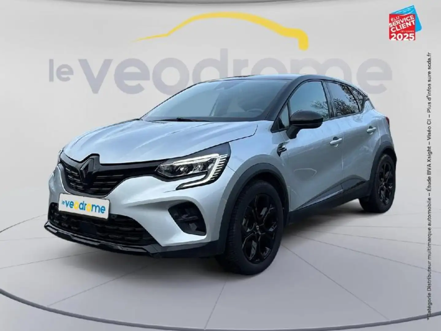 Renault Captur 1.6 E-Tech hybride 145ch Techno Gris - 1