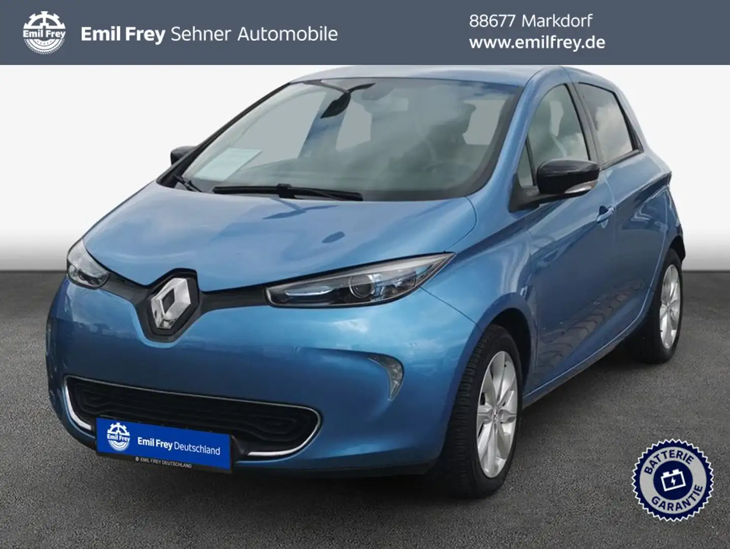 Renault ZOE (ohne Batterie) 22 kwh Intens Blau - 1