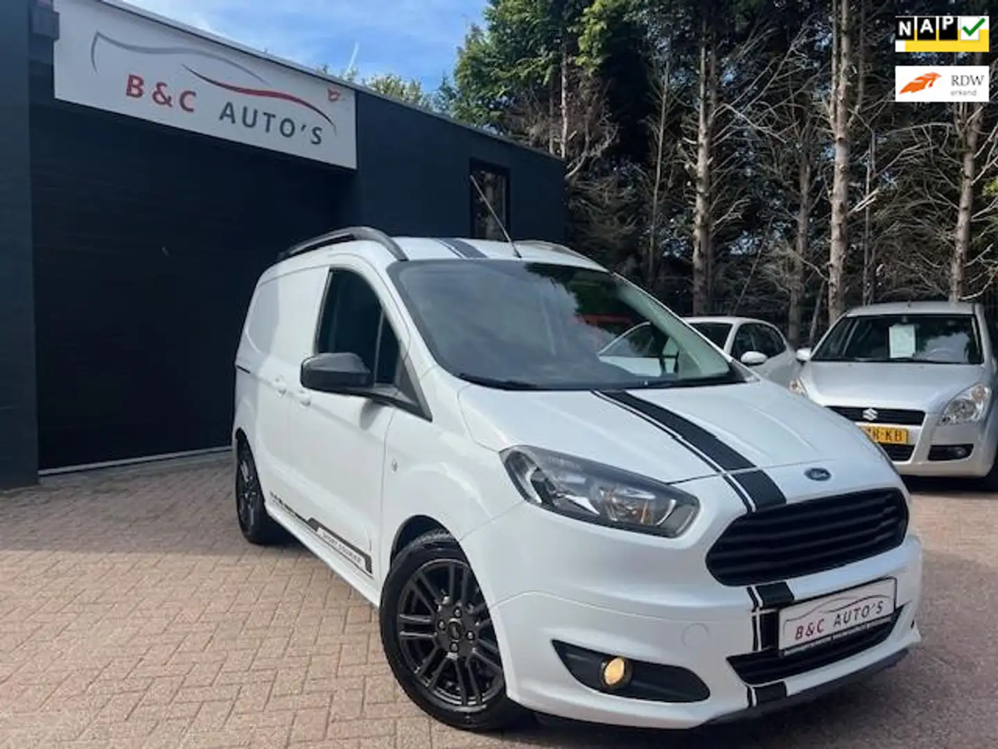 Ford Transit Courier Sport 1.0 / AIRCO / ELEK PAKKET / LM-VELGEN R16 / Blanc - 1