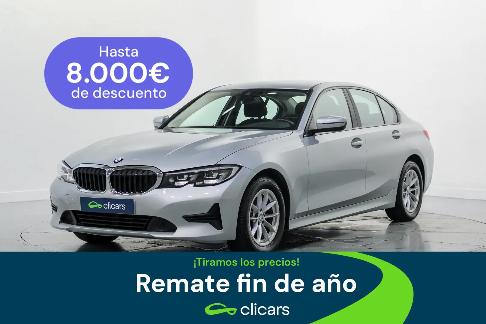 BMW 320 320dA Plateado - 1