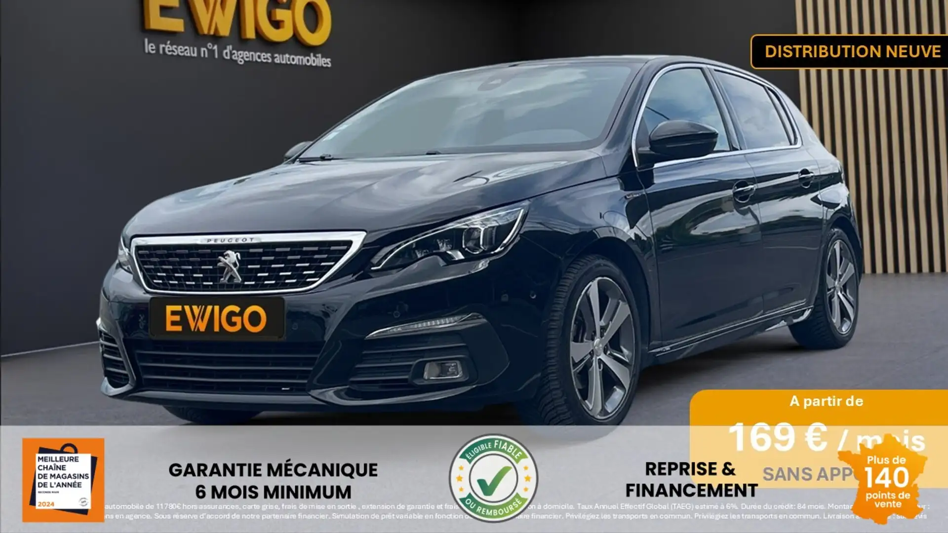 Peugeot 308 1.2 ESSENCE 130 GT LINE EAT BVA START-STOP - DISTR - 1