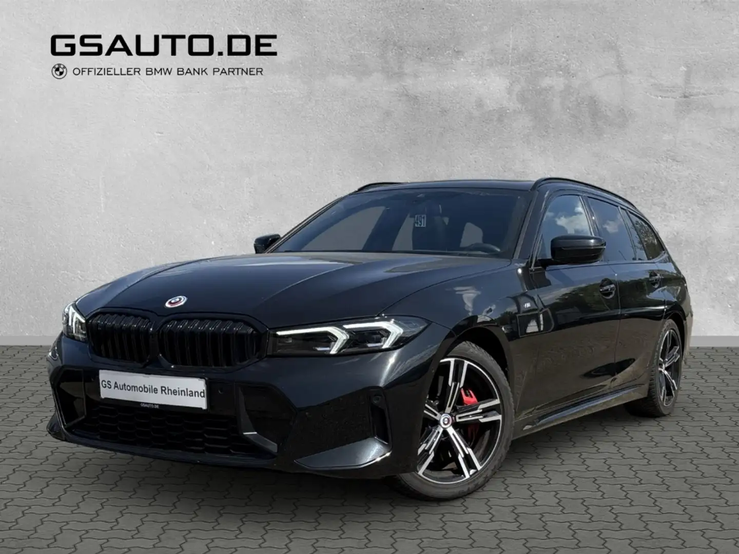 BMW 320 i Kom.SportAut. M-SPORT-PRO PANO AHK HUD Kam Noir - 1