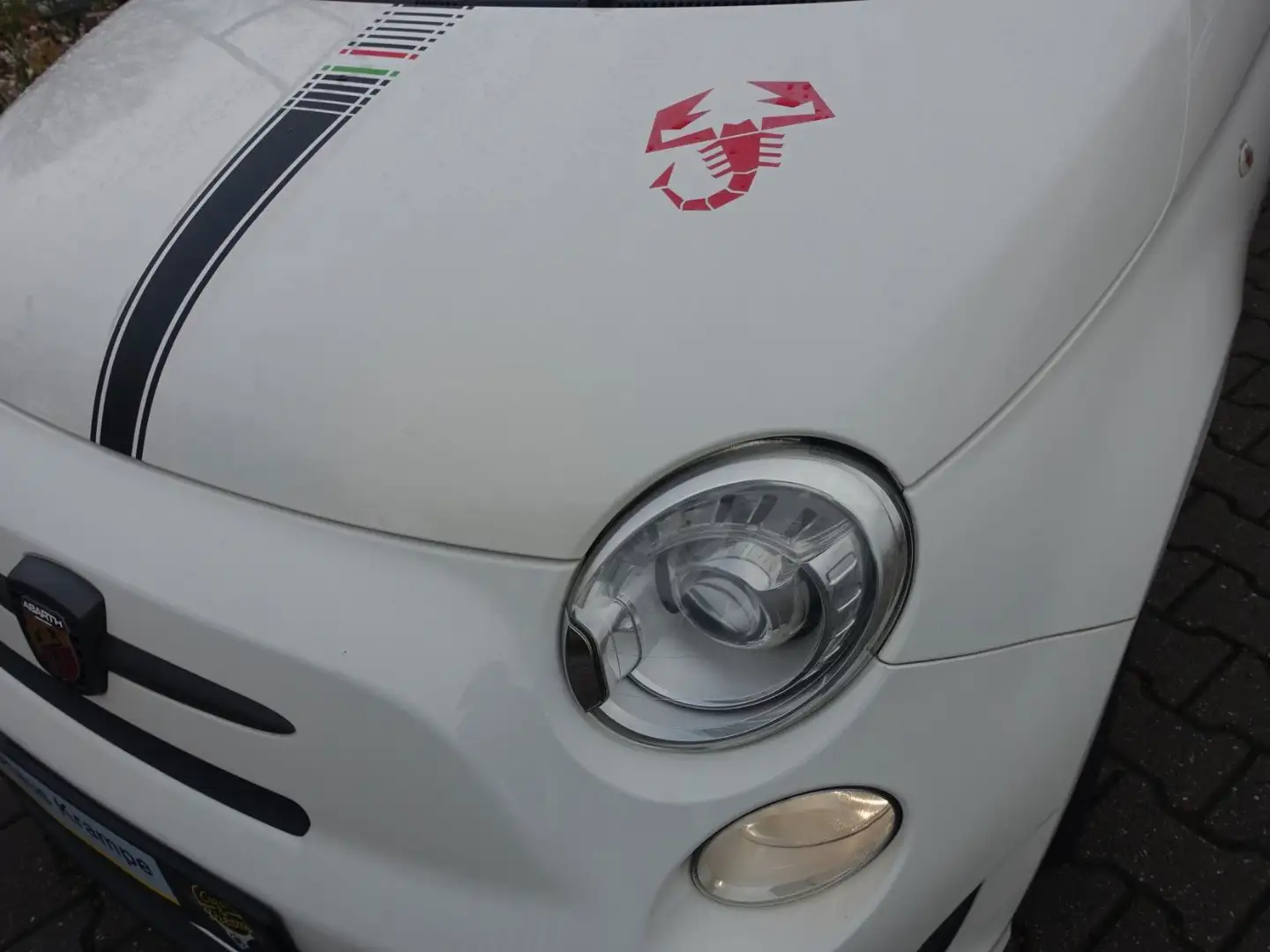 Abarth 500 Optik 595 Competizione Blanc - 2