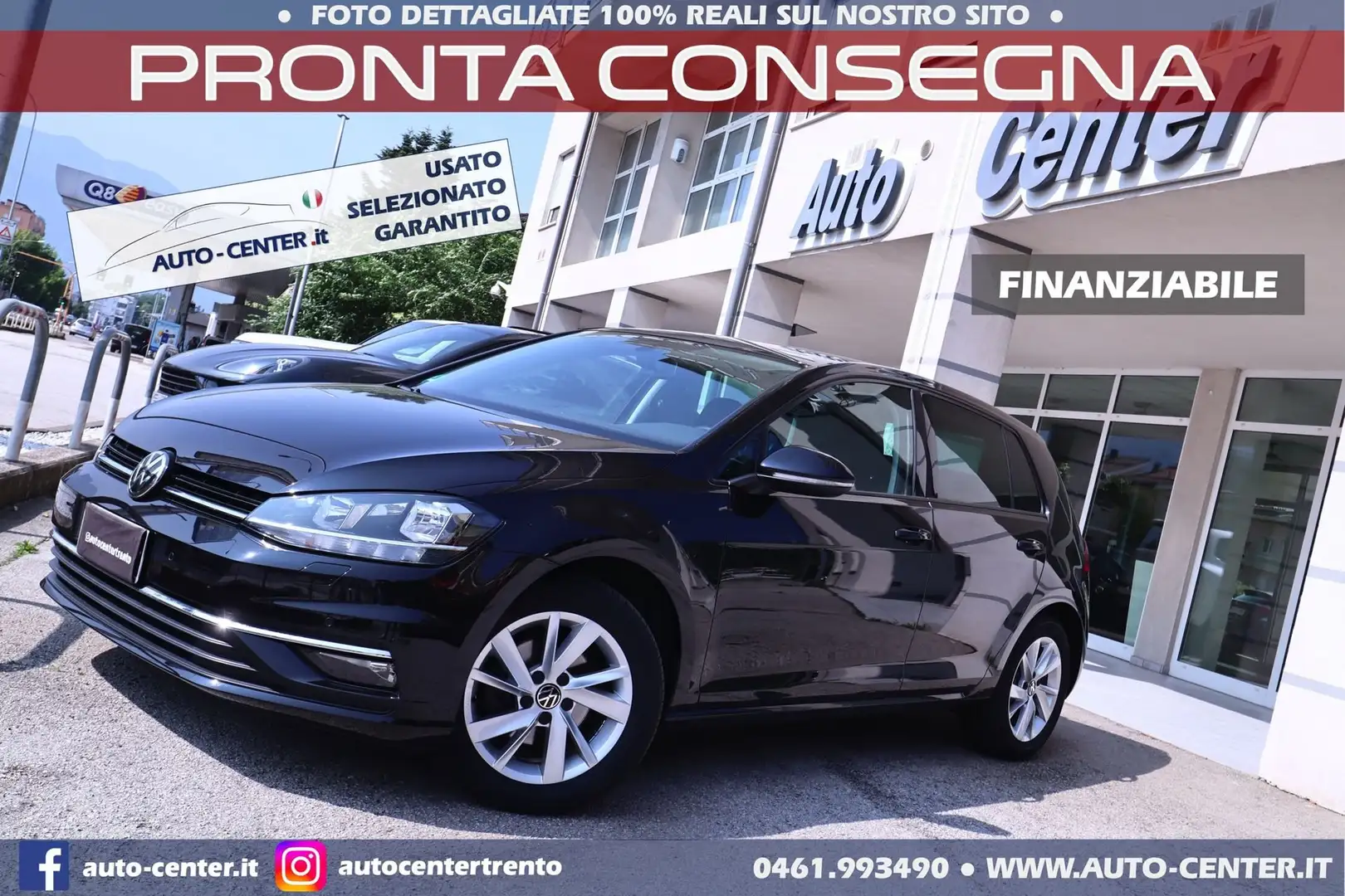Volkswagen Golf 7.5 2.0 TDI 5p. 4MOTION *GANCIO TRAINO Nero - 1