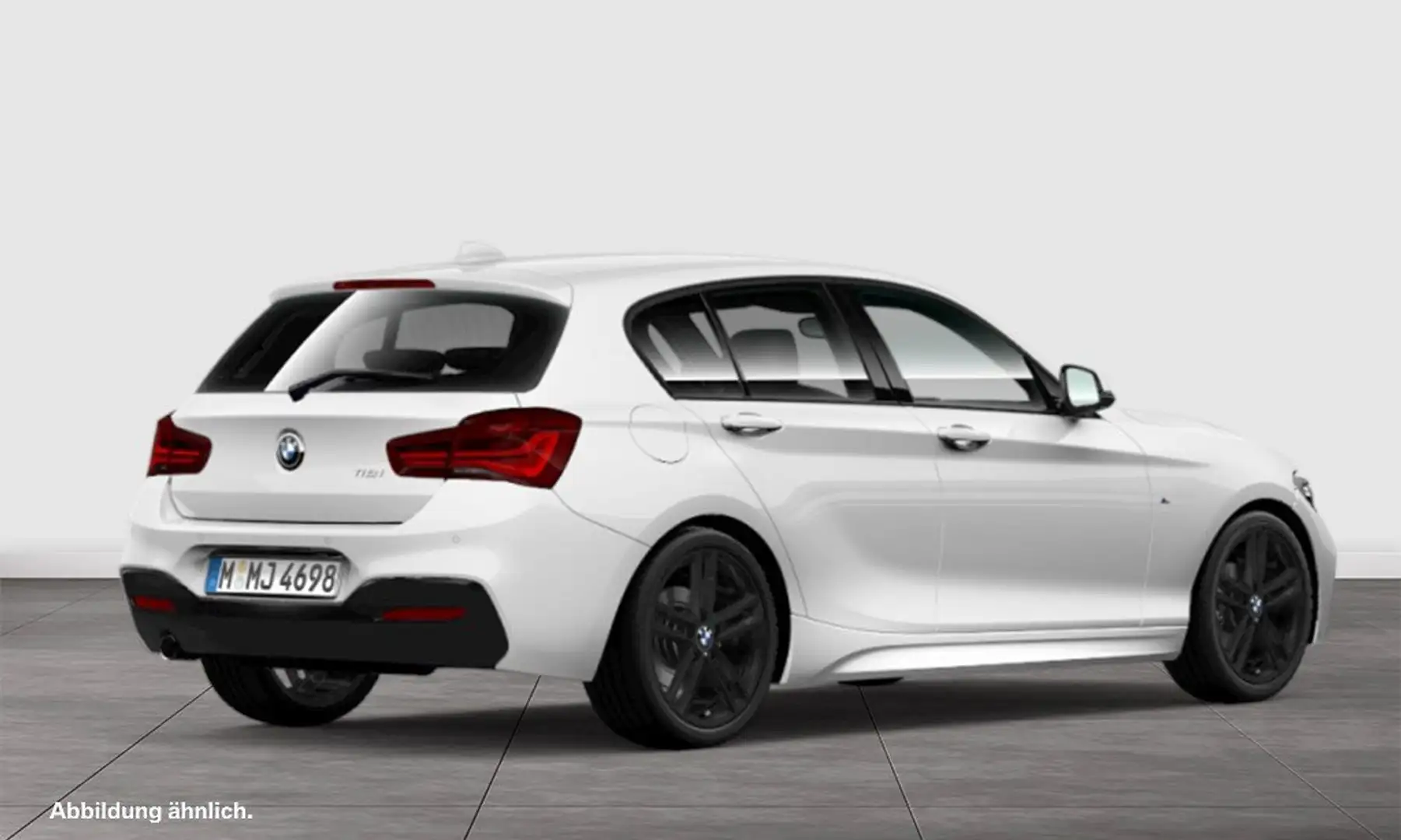 BMW 118 i M SPORT+AUT+NAVI+HiFi+18" LMR Weiß - 2