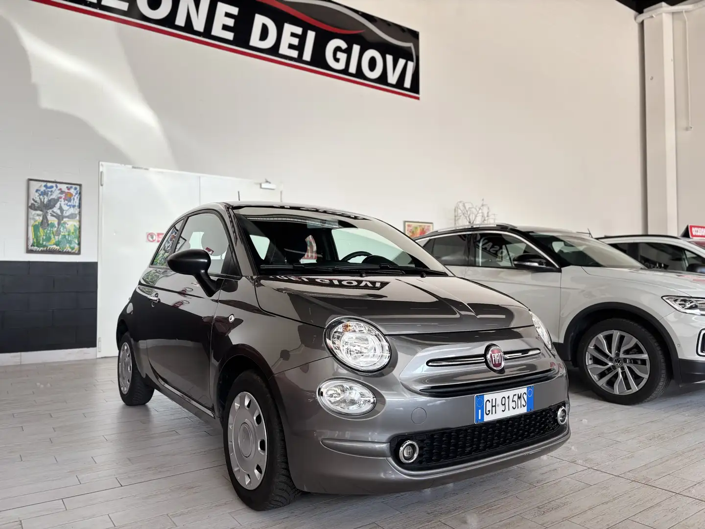 Fiat 500 * NO OBBLIGO FINANZIAMENTO * 1.0 HYBRID KM. CERT. Grey - 2