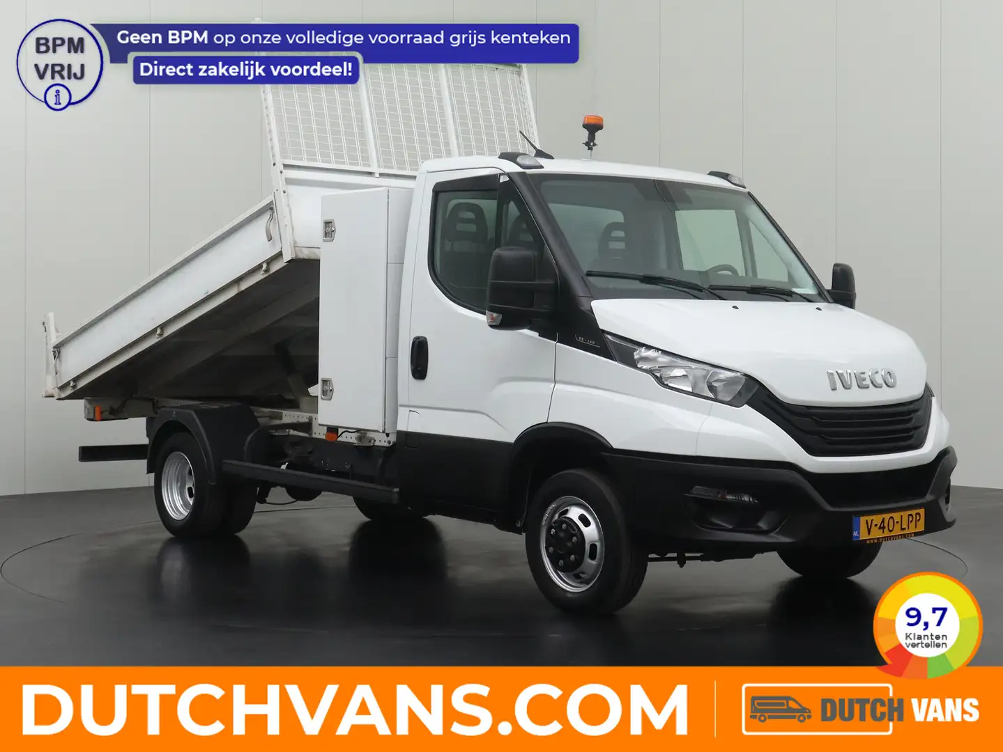 Iveco Daily 35C14 Kipper | Werkkist | 3500Kg Trekhaak | Airco Blanc - 1