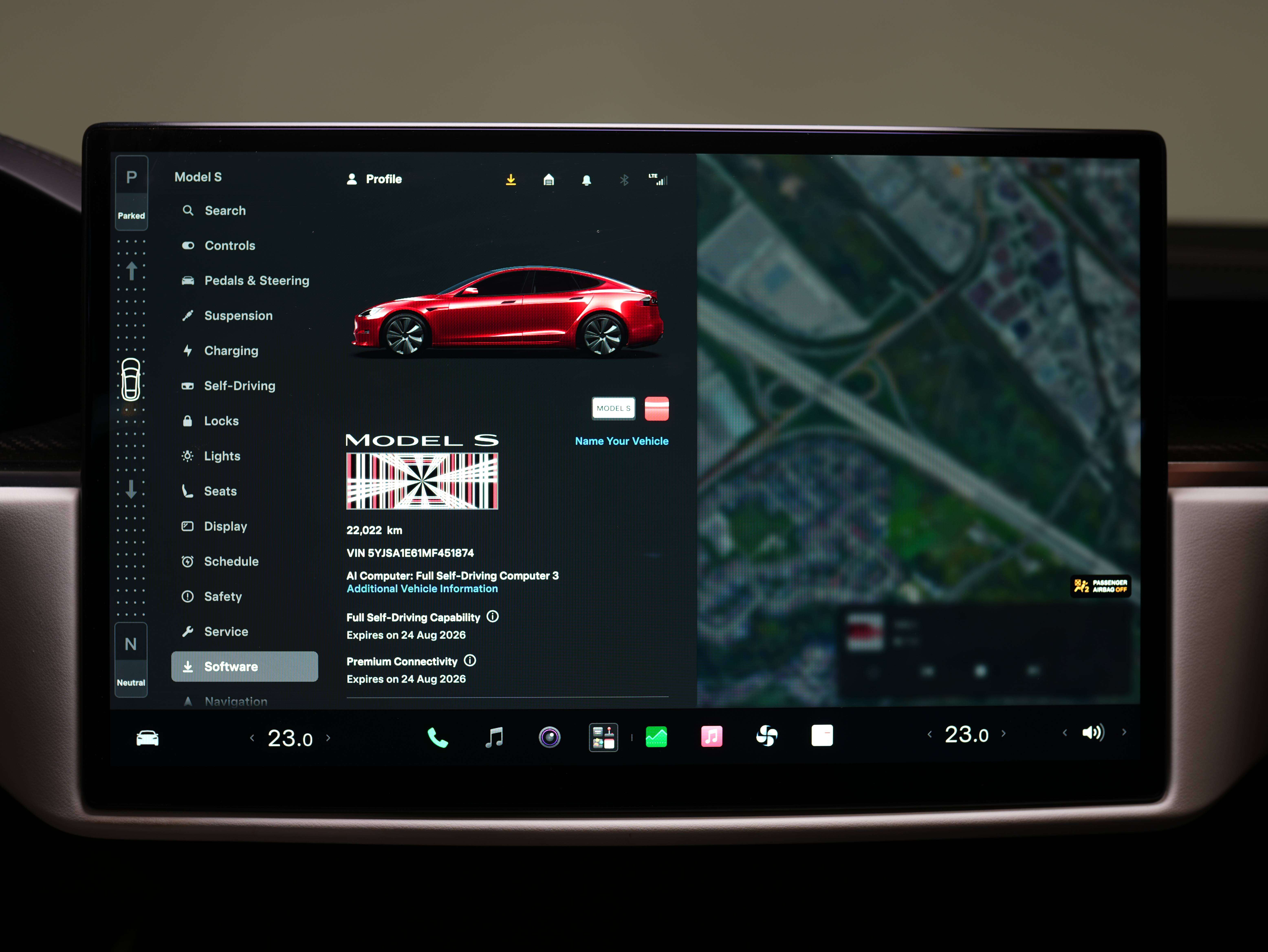 used 2021 Tesla Model S car, priced at $84,900