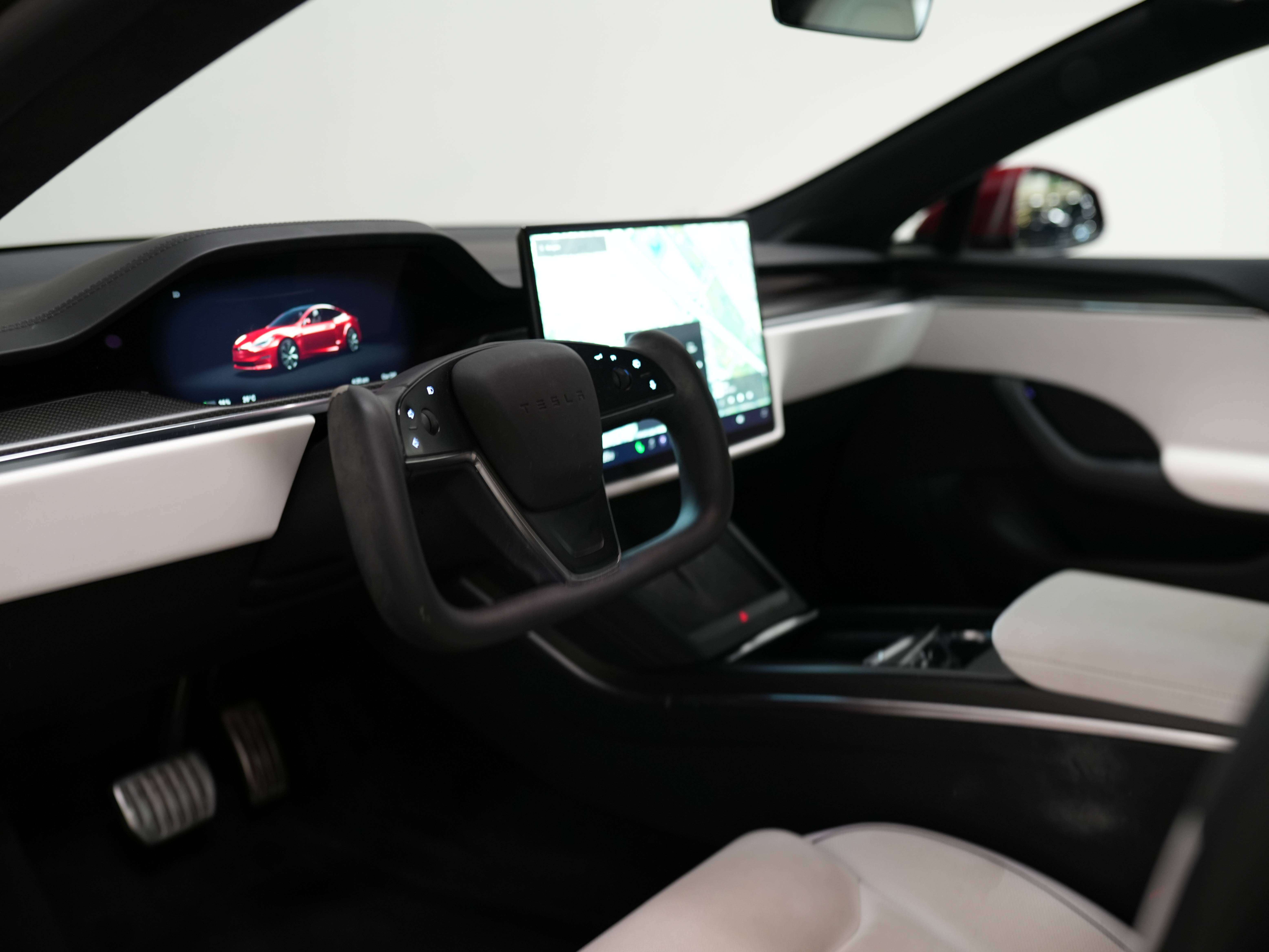 used 2021 Tesla Model S car, priced at $84,900