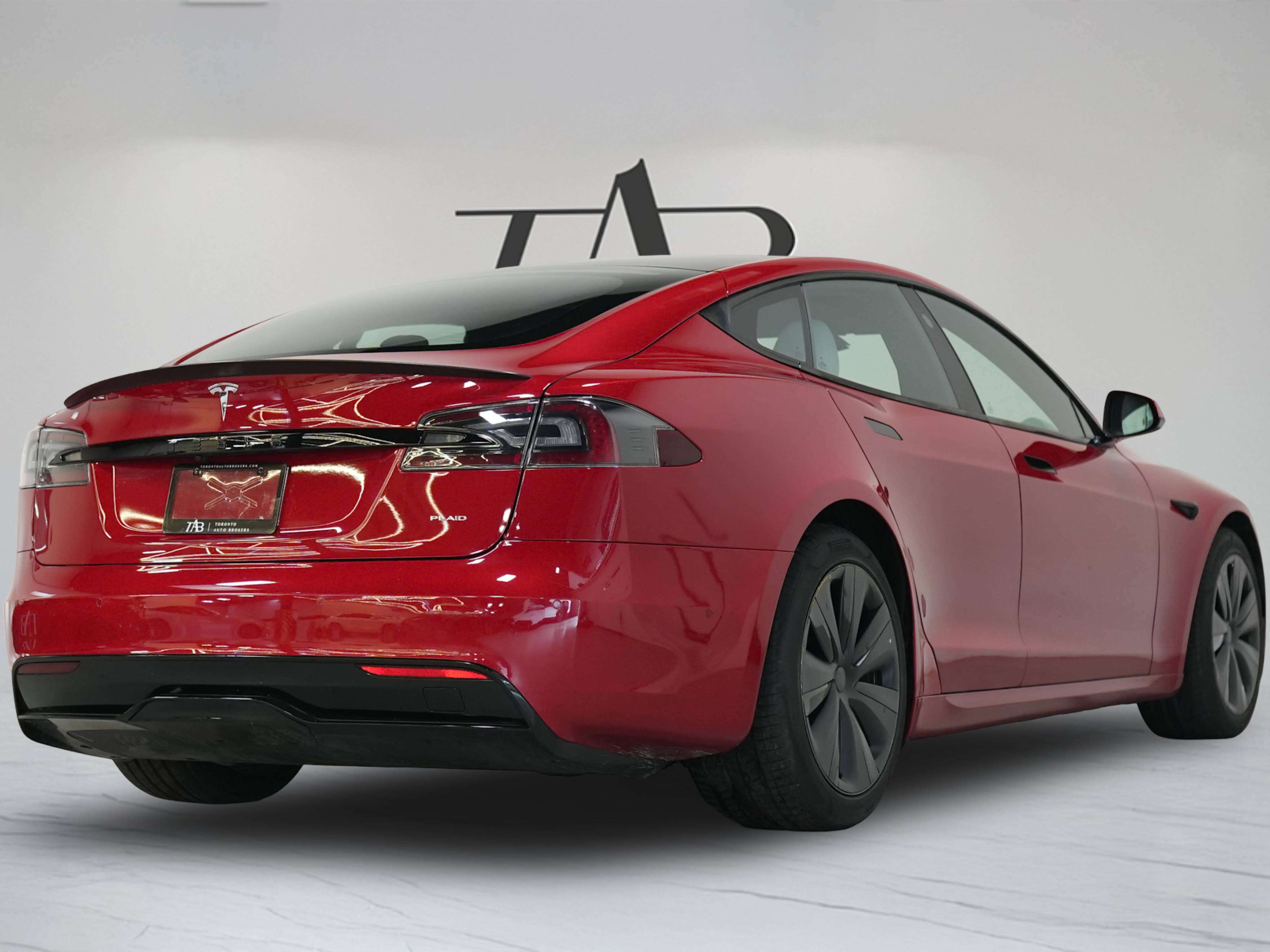 used 2021 Tesla Model S car, priced at $84,900