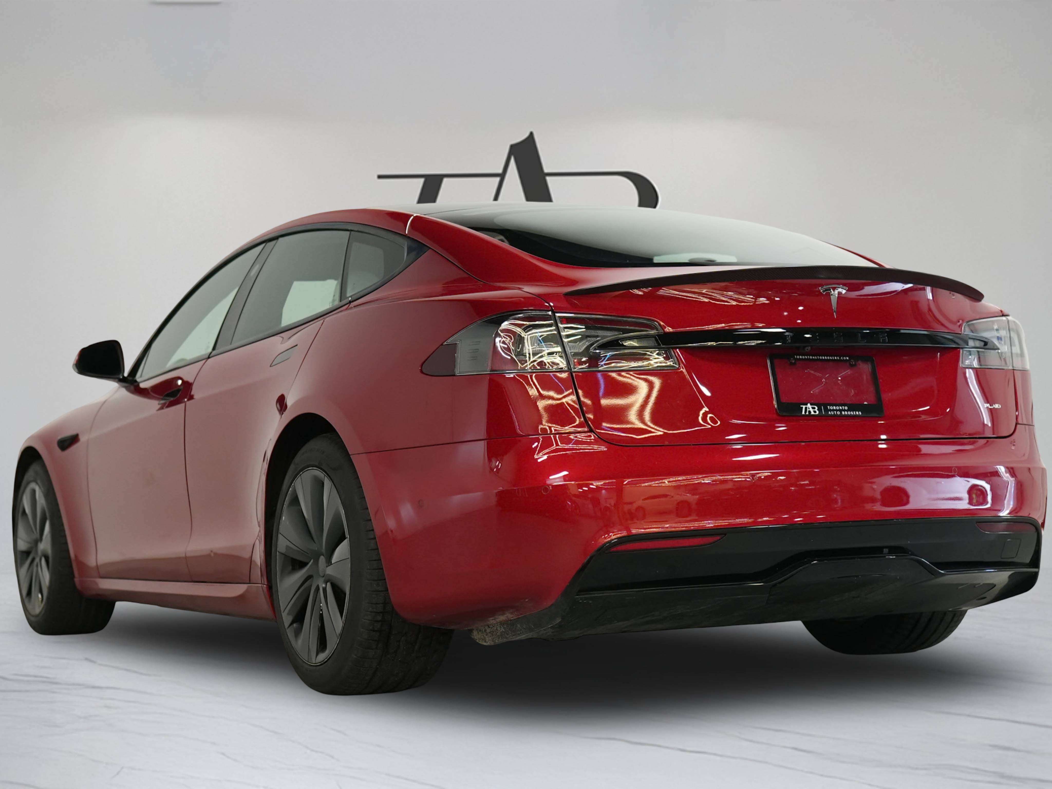 used 2021 Tesla Model S car, priced at $84,900