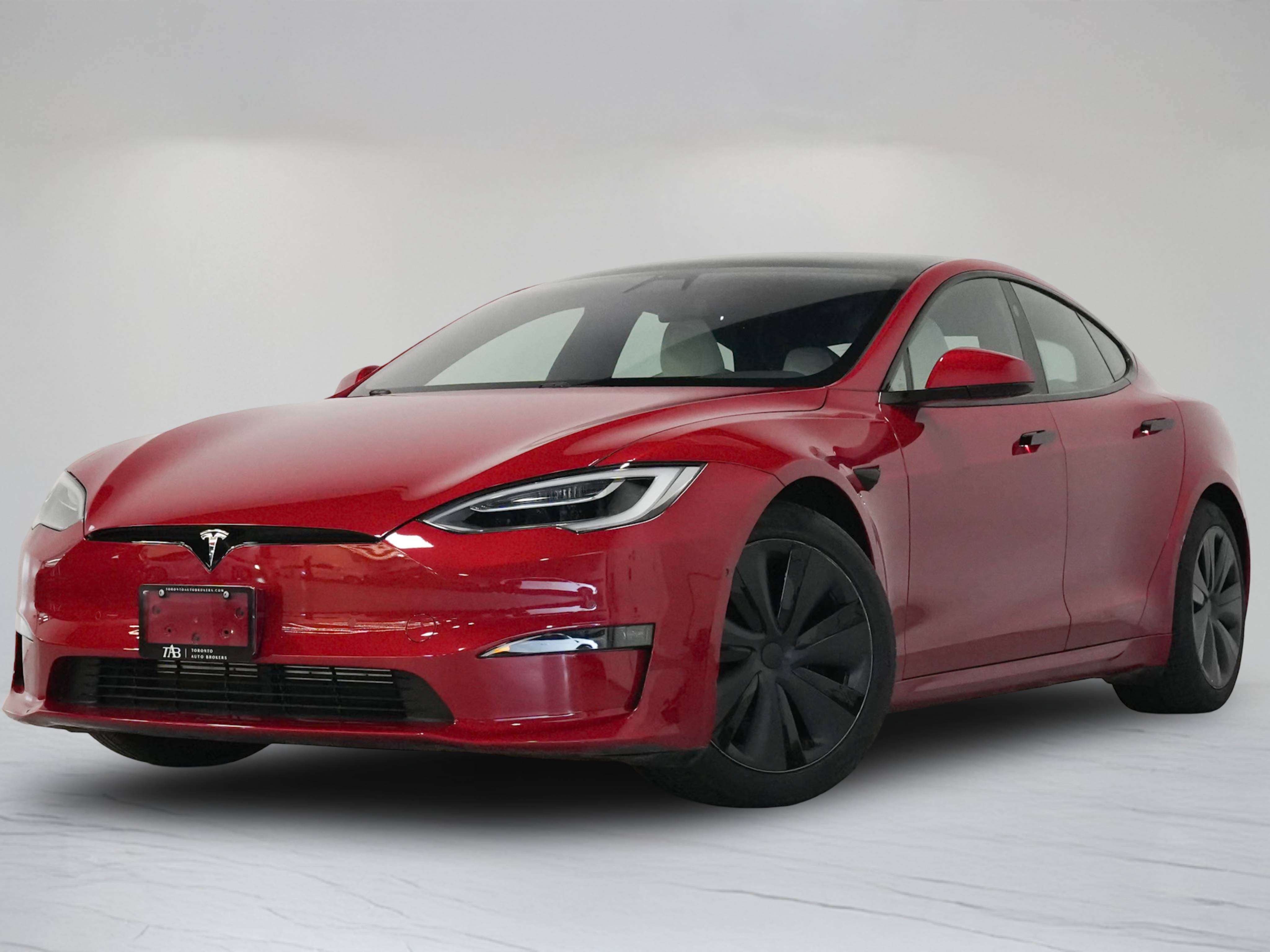 used 2021 Tesla Model S car, priced at $84,900