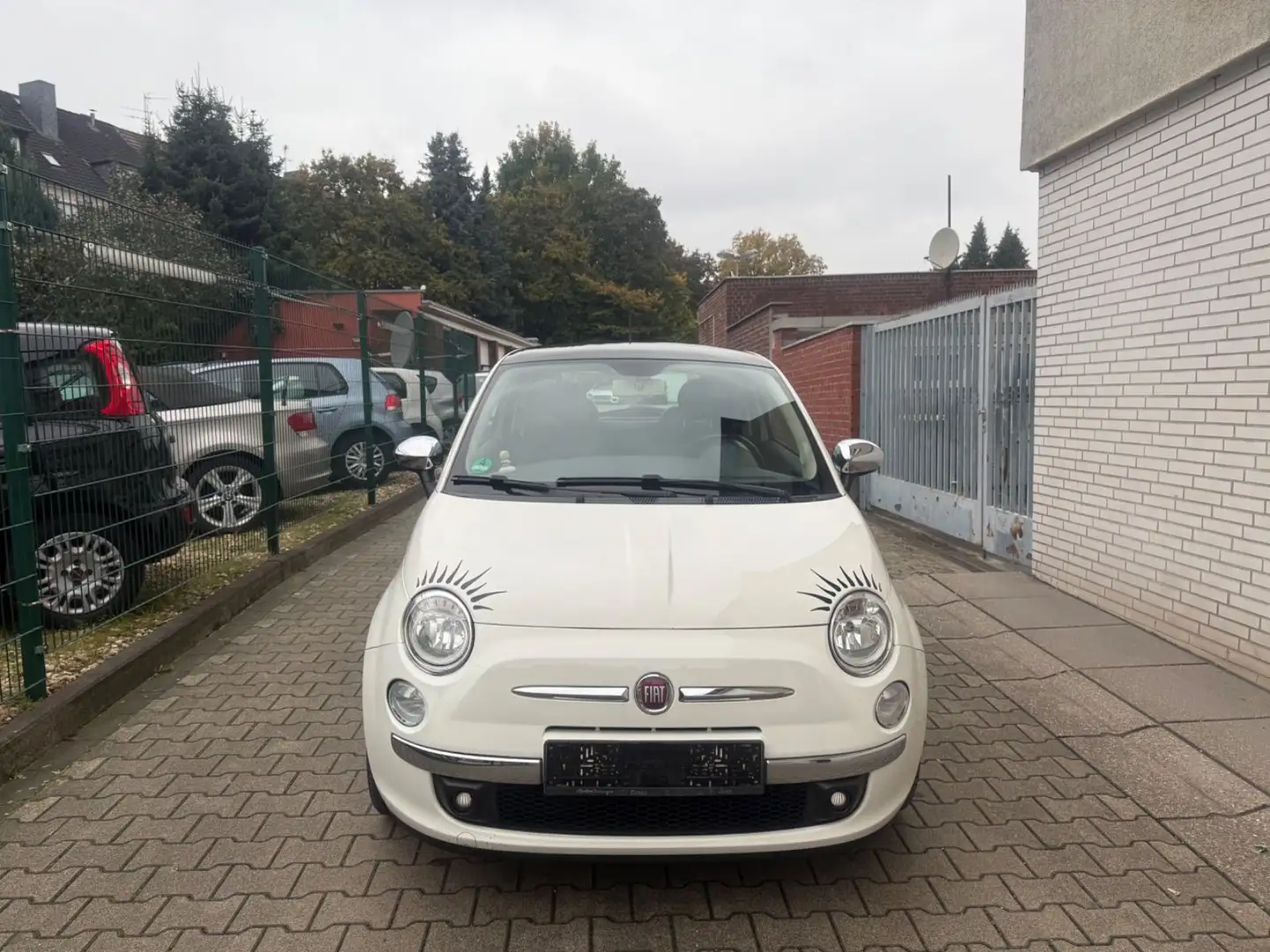 Fiat 500 TÜV NEU*2.HAND*PANORAMA Blanc - 2