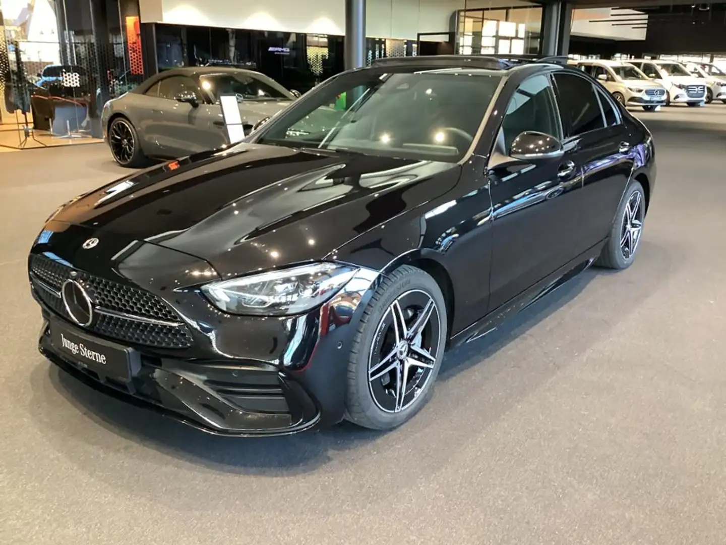 Mercedes-Benz C 220 d AMG+Pano+Distronic+NightPaket+MBUX+LED++ Schwarz - 1