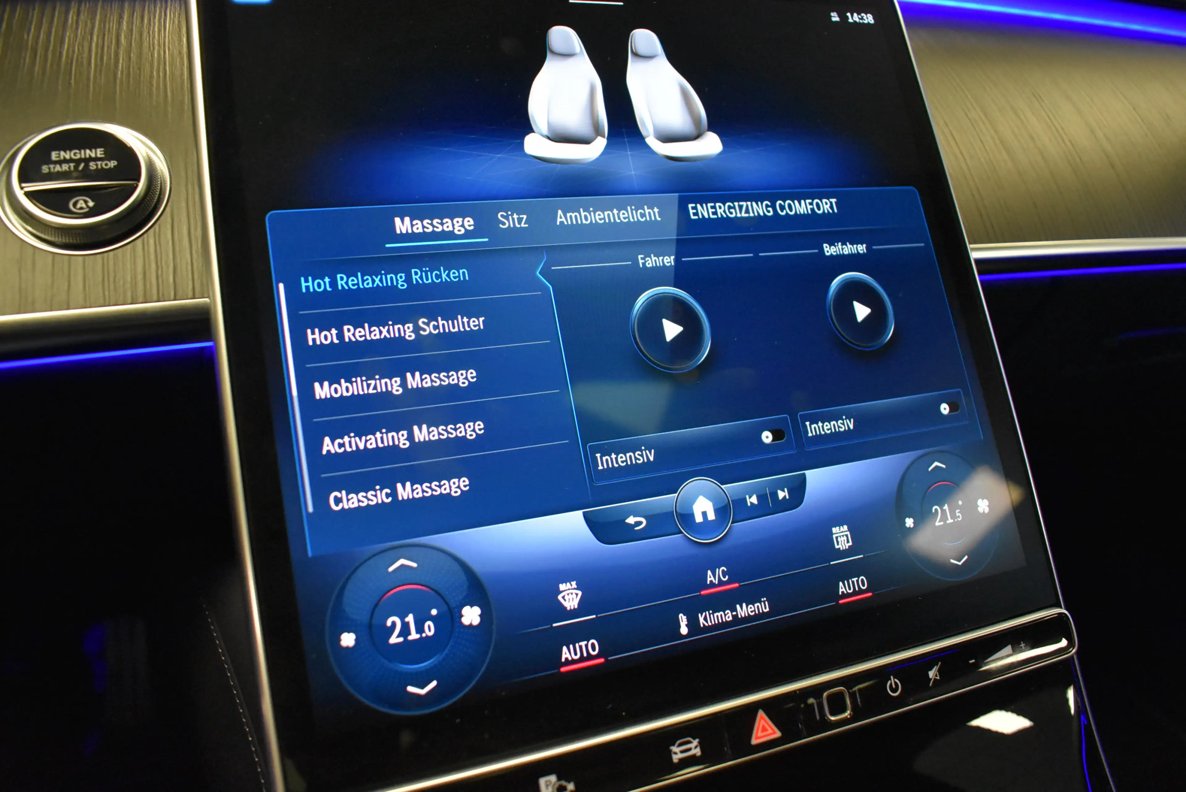 Mercedes-Benz S 400 d 4Matic Lang Led Panor Head-Up AMG-Alu21 — photo 11