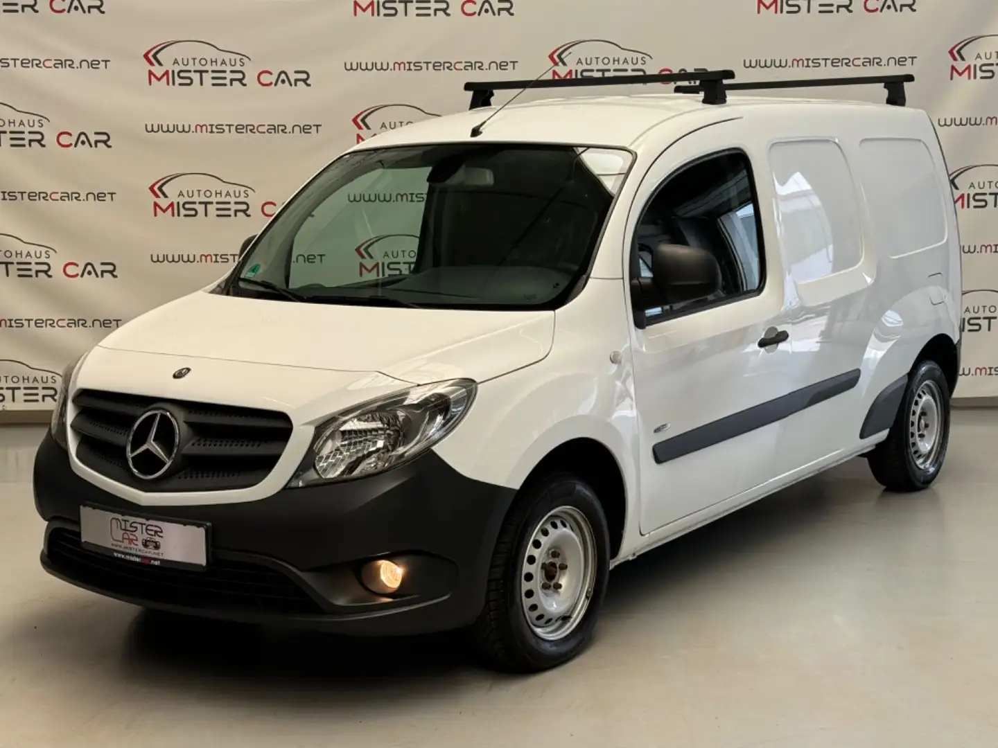 Mercedes-Benz Citan 111CDI extralang 3-SITZER/Klima/AHK/Kam Weiß - 1