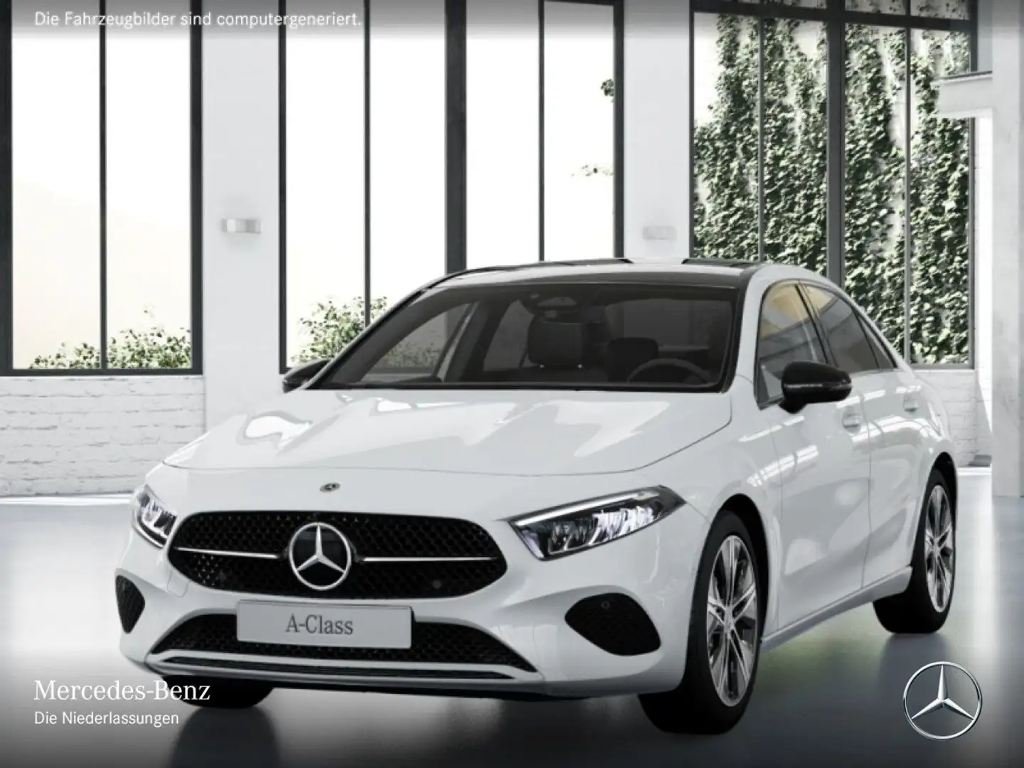 Mercedes-Benz A 200 Lim PROGRESSIVE+NIGHT+PANO+LED+KAMERA+TOTW Weiß - 2
