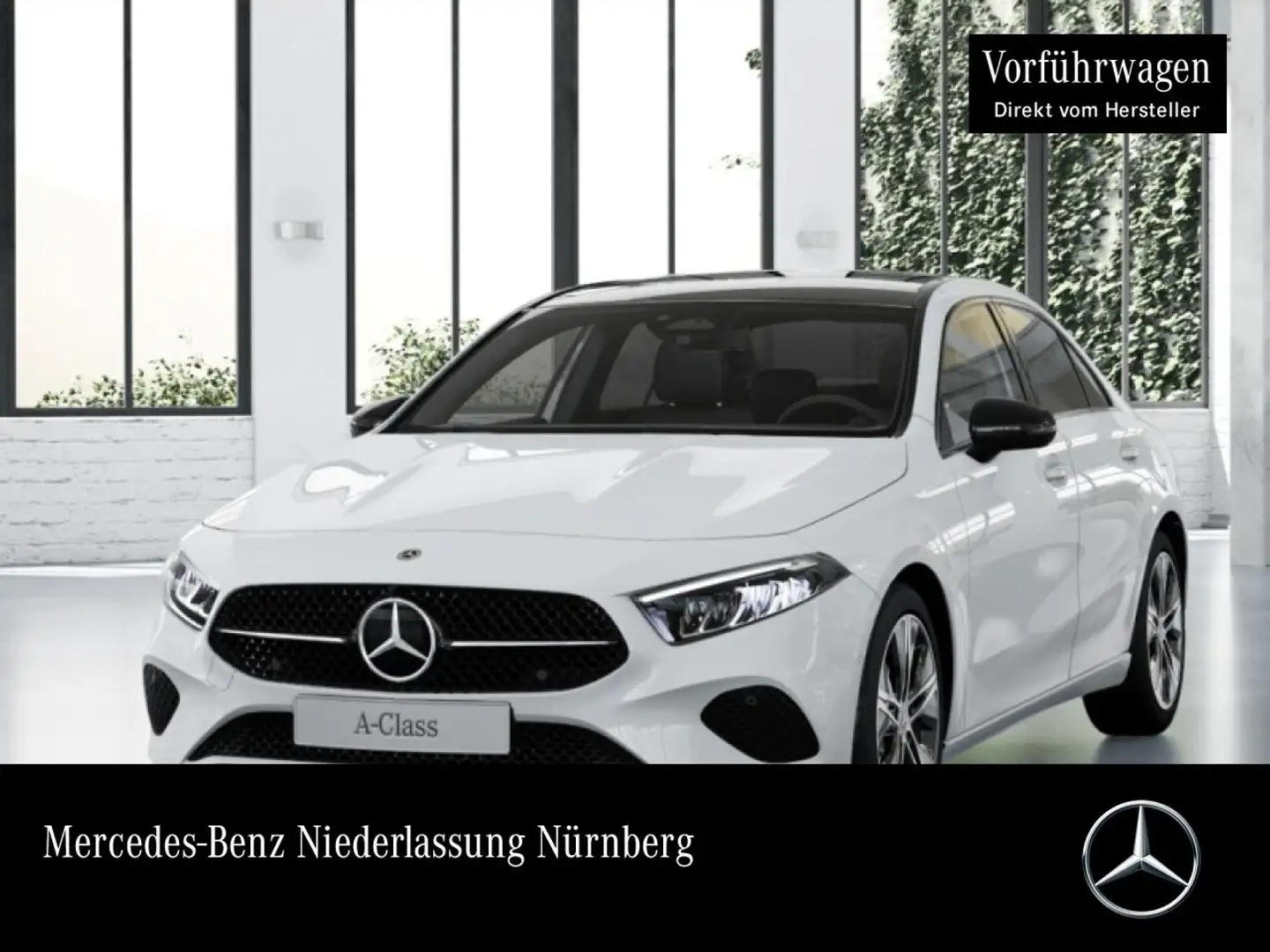 Mercedes-Benz A 200 Lim PROGRESSIVE+NIGHT+PANO+LED+KAMERA+TOTW Weiß - 1