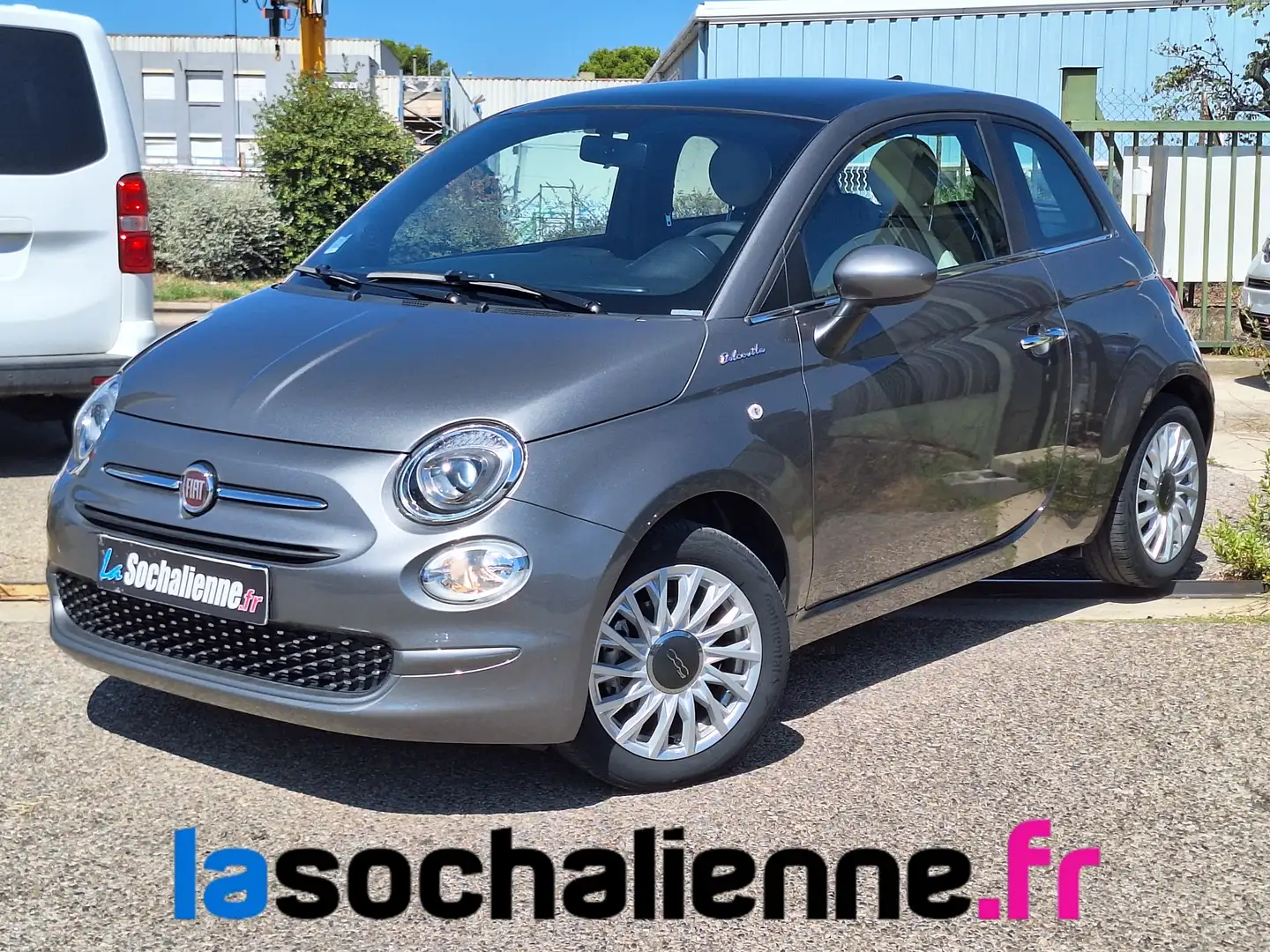 Fiat 500 1.0 70 ch Hybride BSG S/S Dolcevita Gris - 1