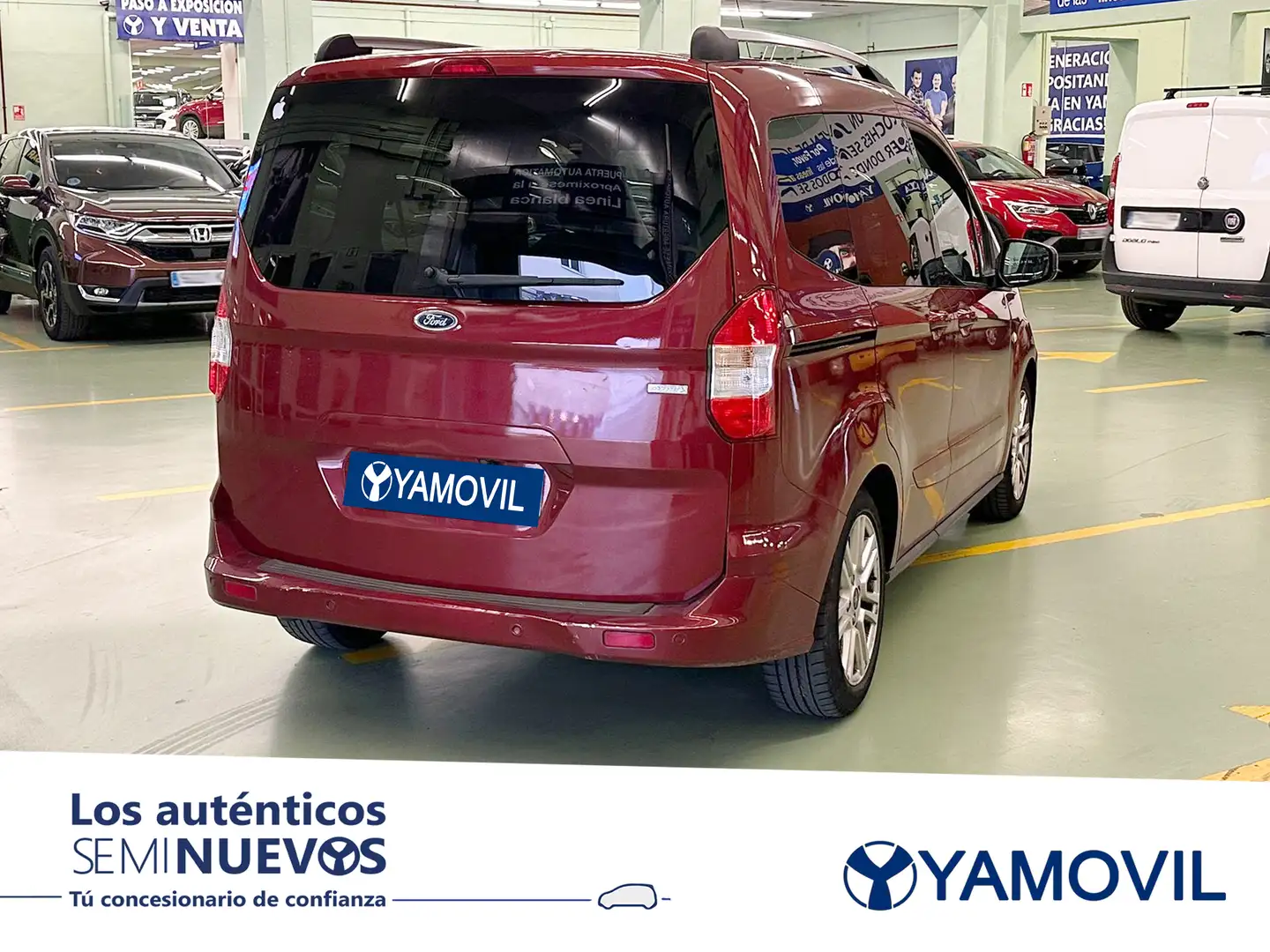 Ford Tourneo Courier 1.0 Ecoboost Titanium Burdeos - 2