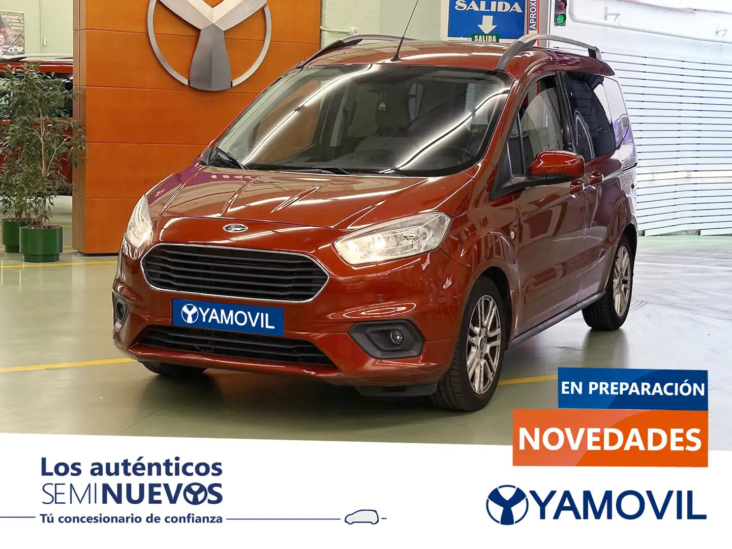 Ford Tourneo Courier 1.0 Ecoboost Titanium Burdeos - 1