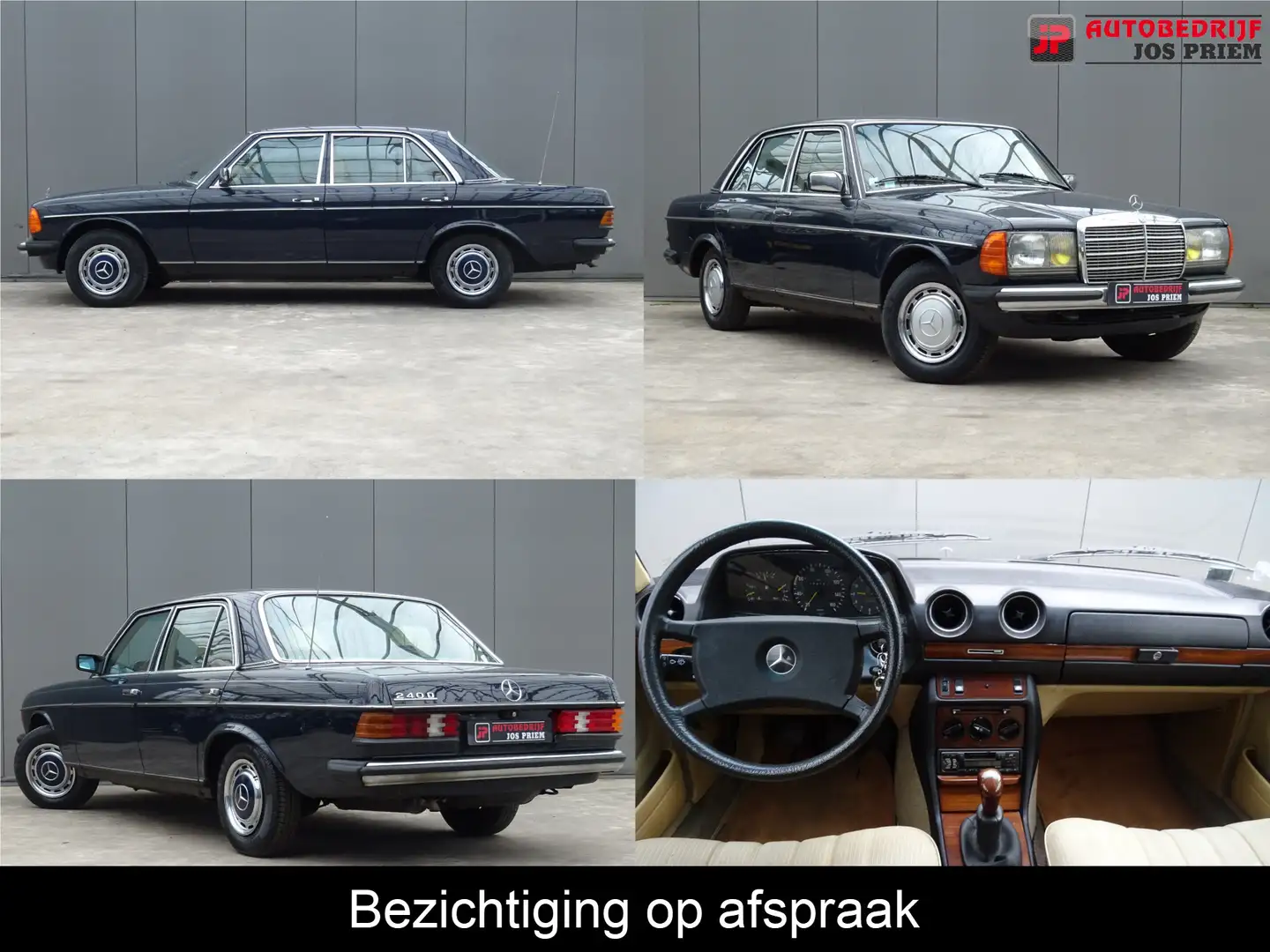 Mercedes-Benz 280 200-280 (W123) 240 D * FRANS KENTEKEN * RIJDEND en Blauw - 1