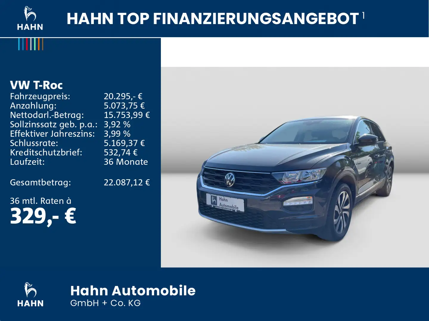 Volkswagen T-Roc 1.0TSI Active App-Conn. Navi PDC Sitzheizu Grau - 2