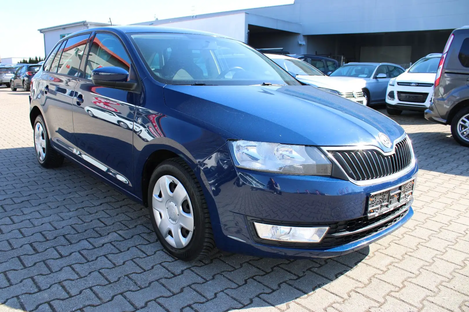 Skoda Rapid/Spaceback 1.4 TSI DSG PDC,Navi,AHK,SHZ Bleu - 2