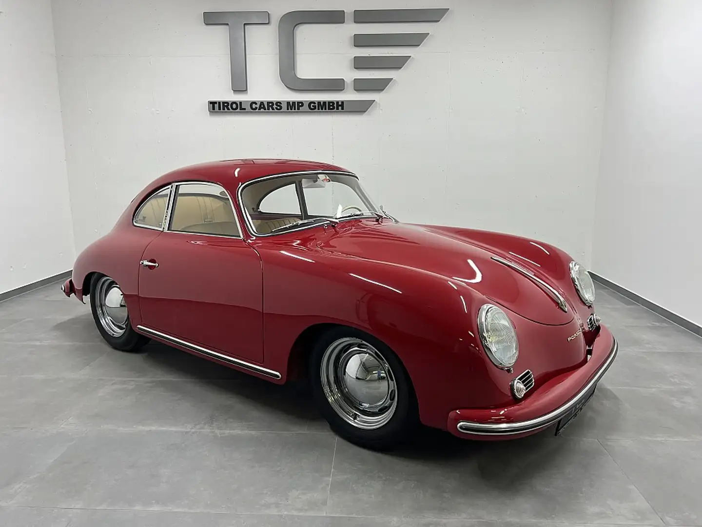 Porsche 356 A Coupe Reutter, VOLLRESTAURATION, Matching Num... Rojo - 1