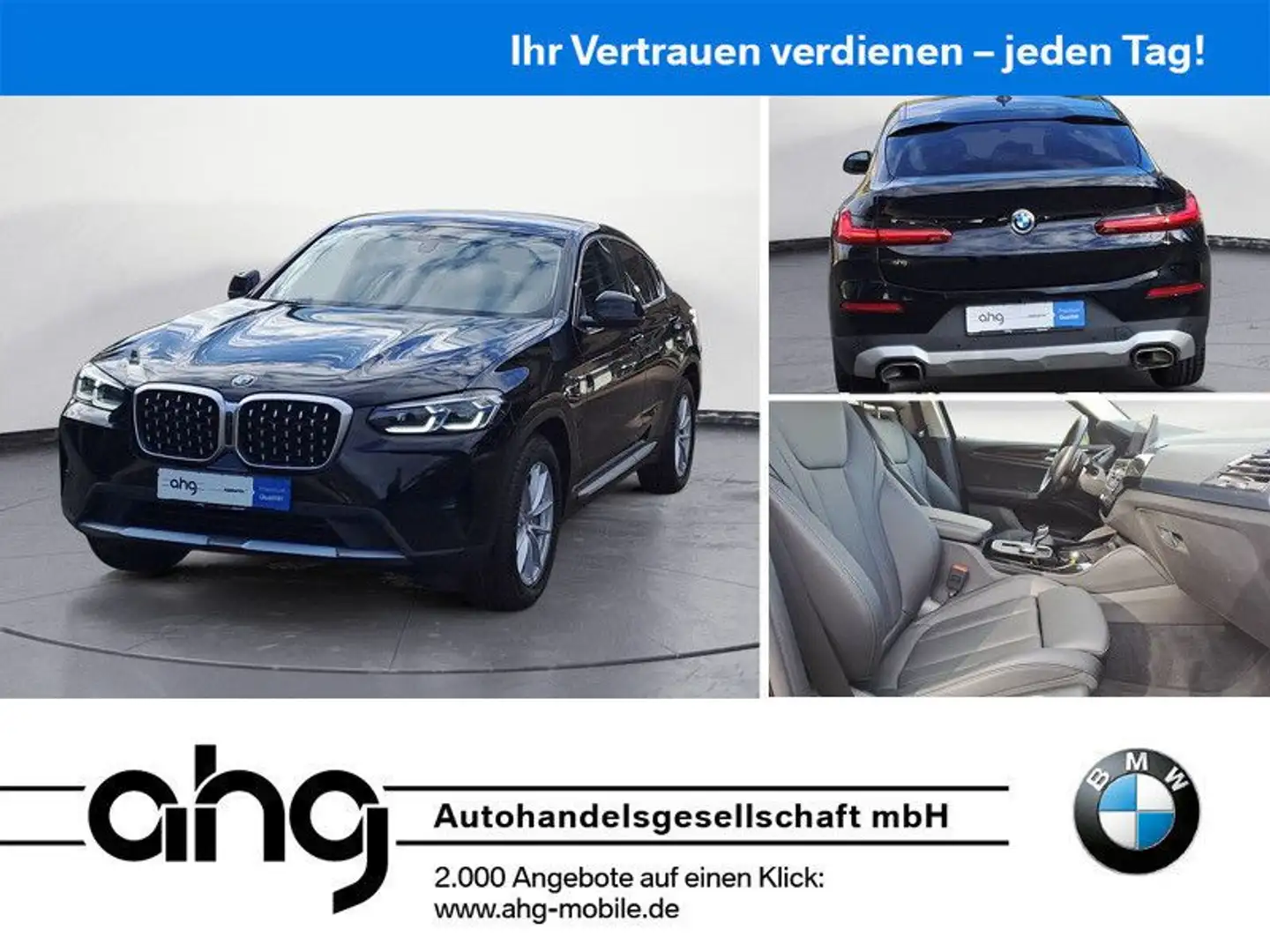 BMW X4 xDrive30d AT Innovationsp. Sport Aut. Zwart - 1