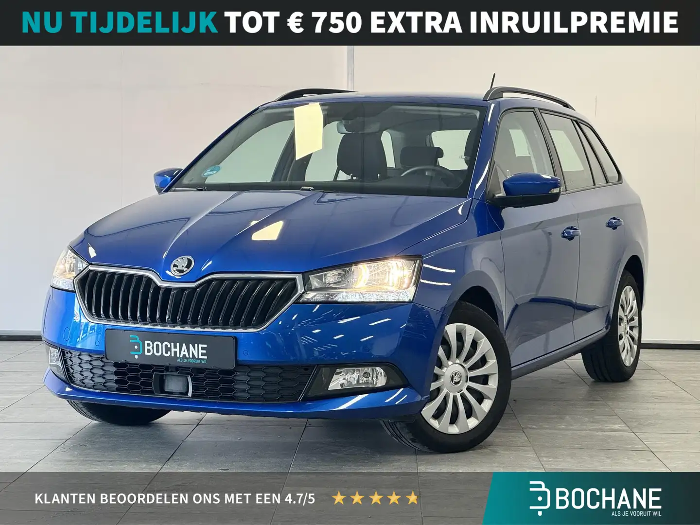 Skoda Fabia Combi 1.0 TSI Ambition | 1e-EIG. | CLIMA | CARPLAY Bleu - 1