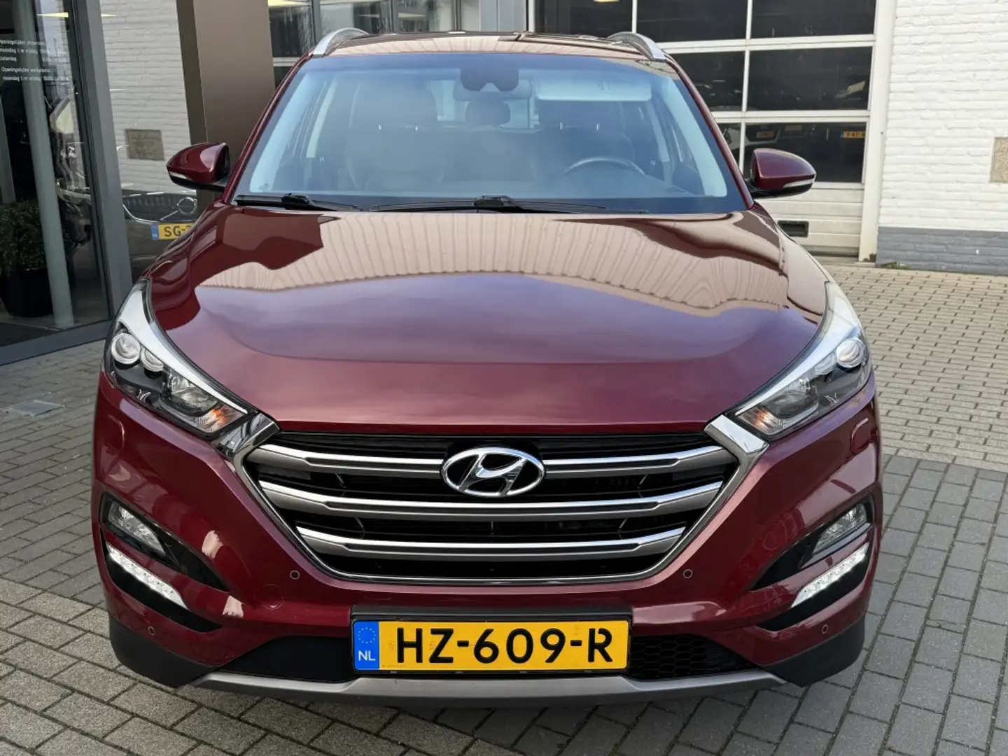 Hyundai TUCSON 1.6 T-GDi Premium automaat 4WD | Trekhaak 13p 1600 Rood - 2