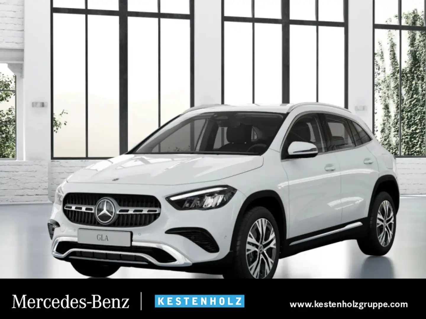 Mercedes-Benz GLA 200 Progressive LED AHK Kamera Laderaump PTS Weiß - 1