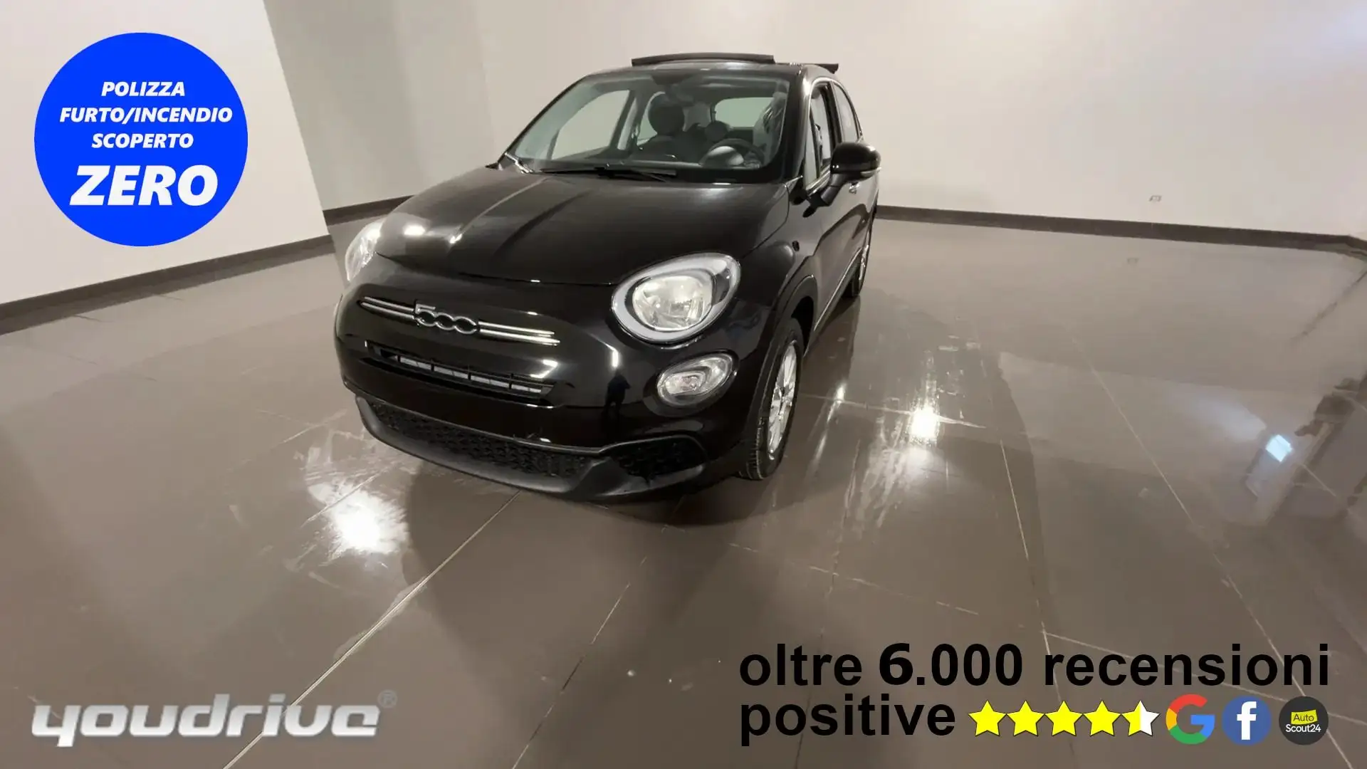 Fiat 500X 1.5 T4 Hybrid 130 CV DCT Dolcevita KM0 Nero - 1