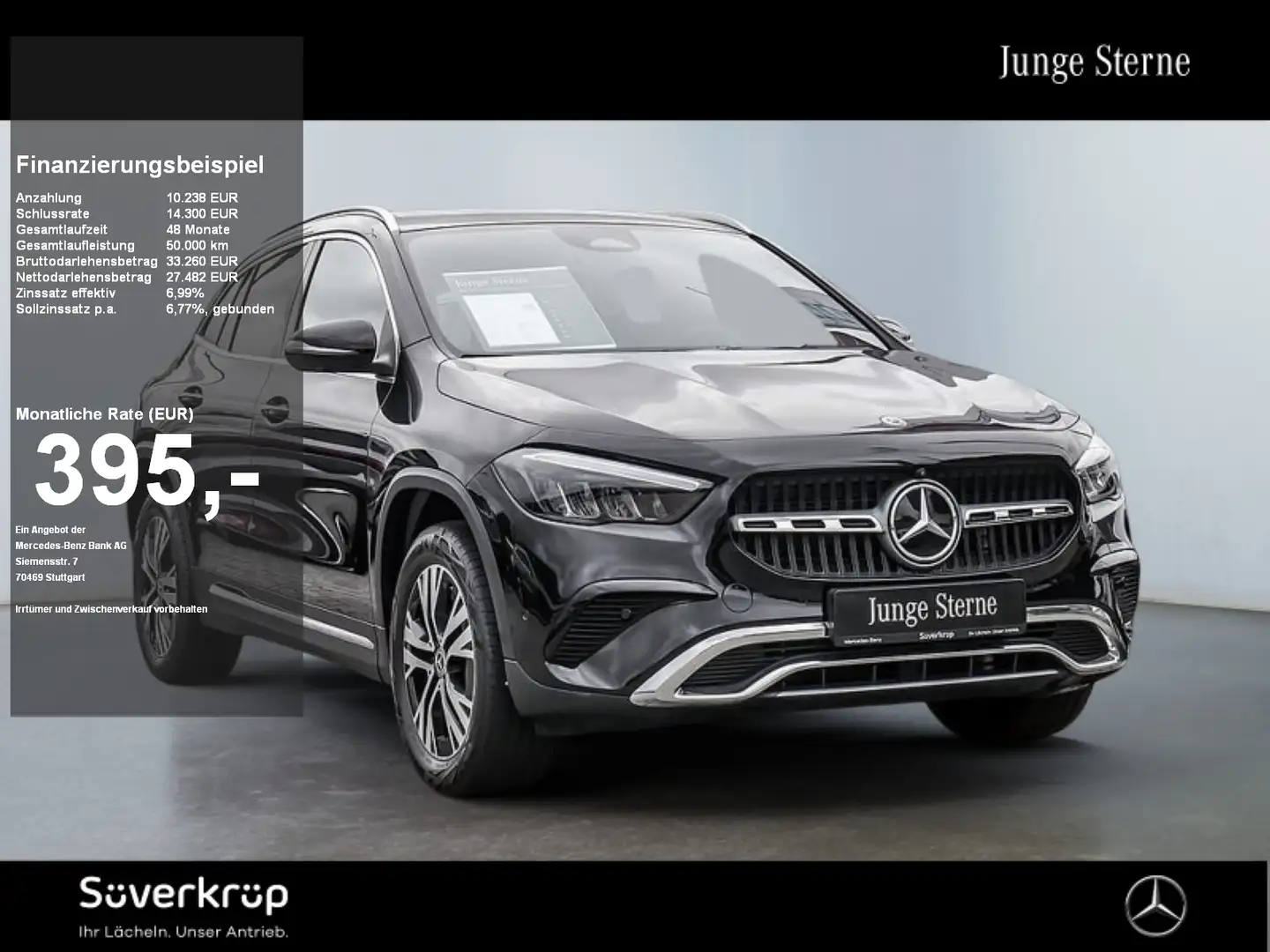Mercedes-Benz GLA 200 , BURM PROGRESSIVE SPUR PANO 360 PDC Schwarz - 1