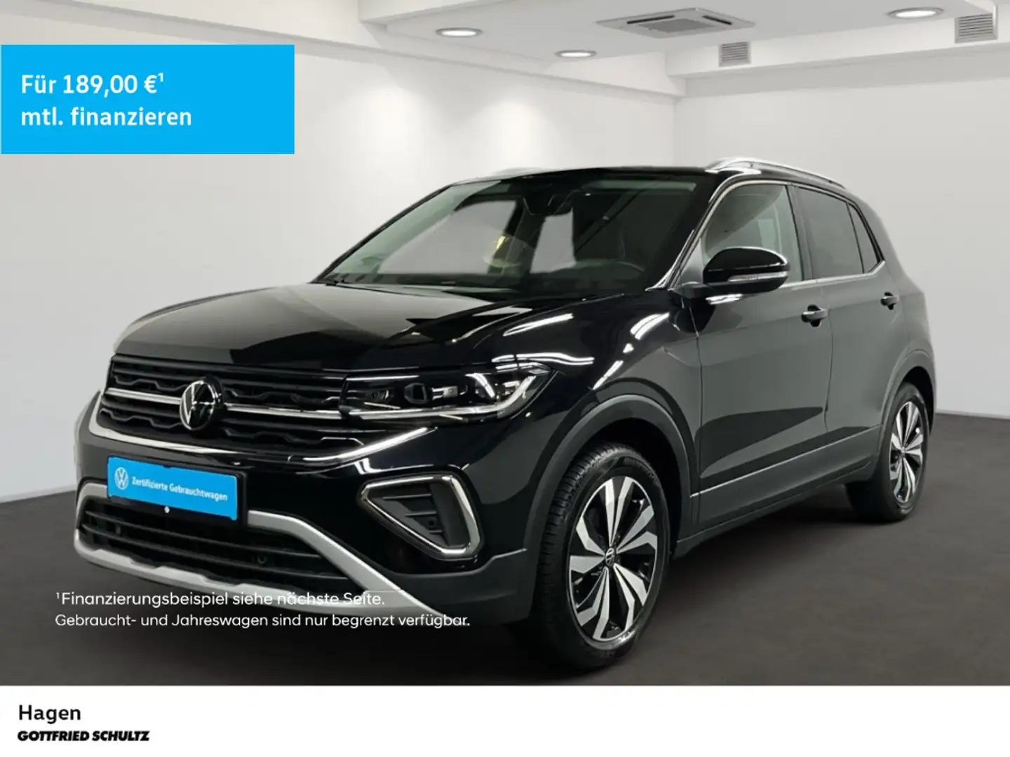 Volkswagen T-Cross 1.0 TSI IQ.Light Carplay ACC SHZ Style Noir - 1