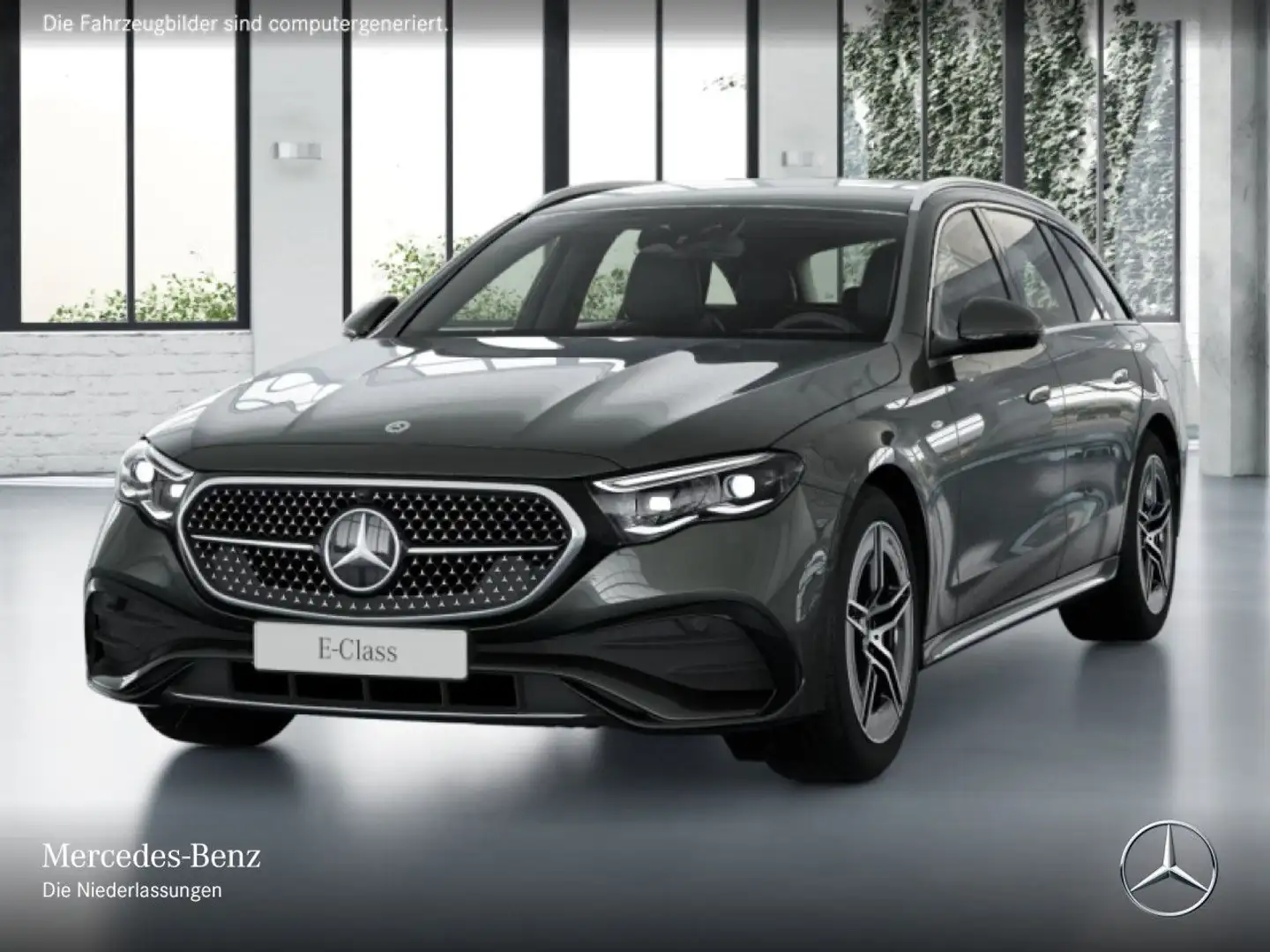 Mercedes-Benz E 300 de T 4M Hybrid AMG Fahrass 360° Burmester 9G Grau - 2