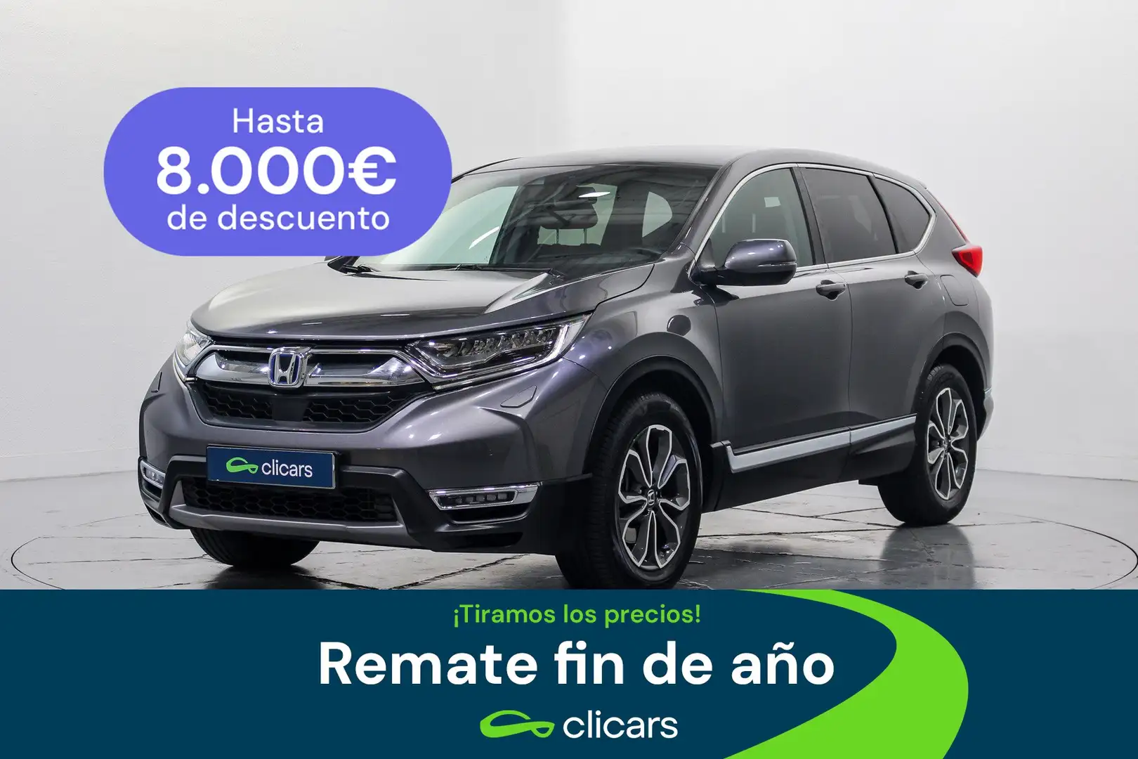Honda CR-V 2.0 i-MMD Elegance Navi 4x2 Gris - 1