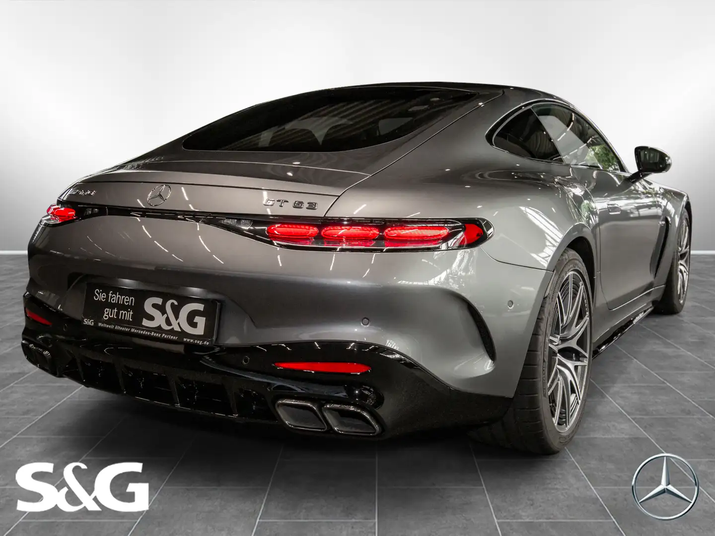 Mercedes-Benz AMG GT BURMESTER|360°|Fahrassistenz-Paket|Night-Paket siva - 1